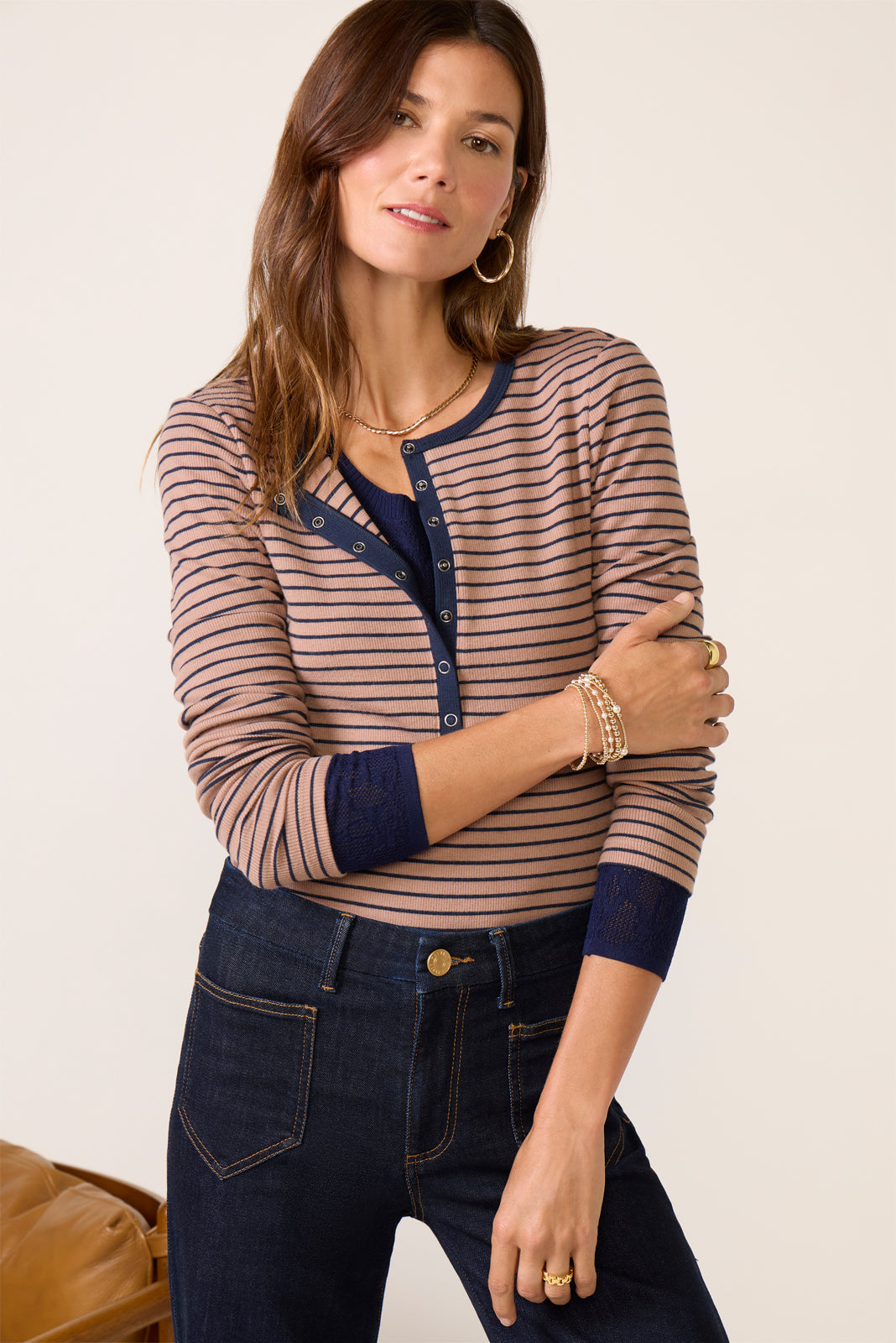 Stella Stripe Henley