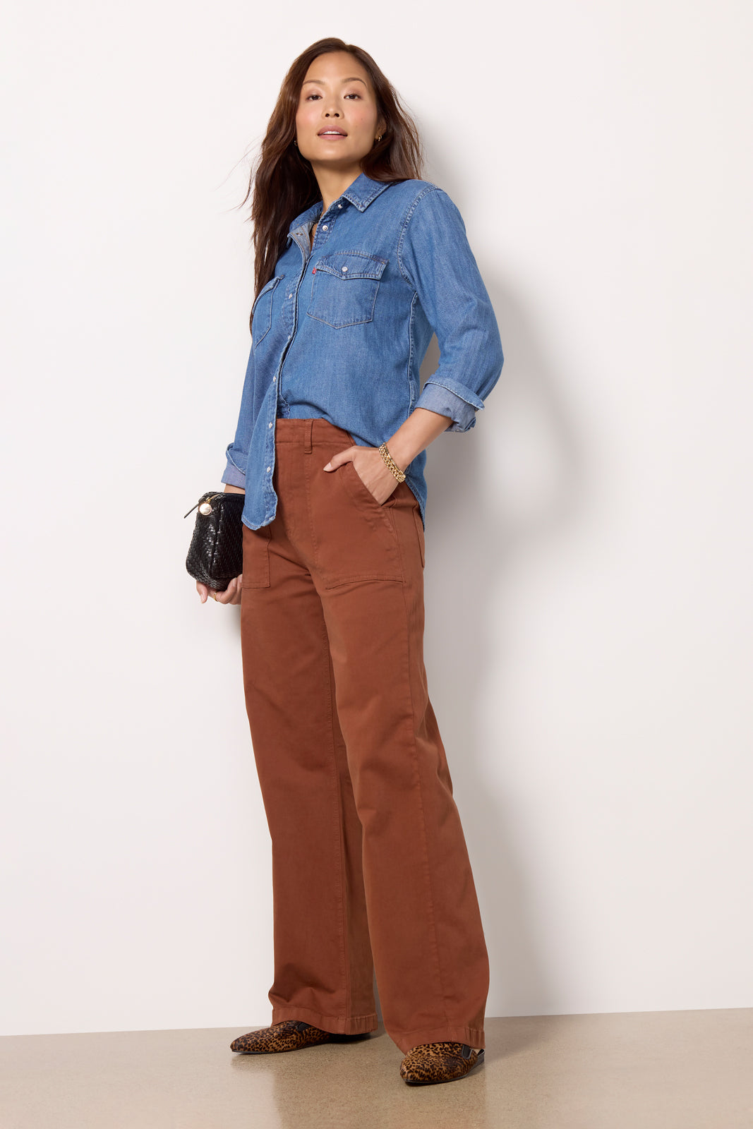 Nicole Wide Leg Utility Pant