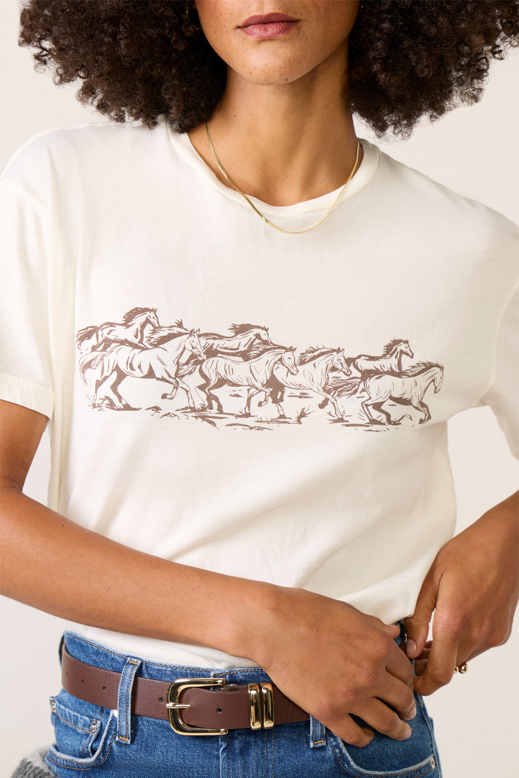 Running Horses Tee