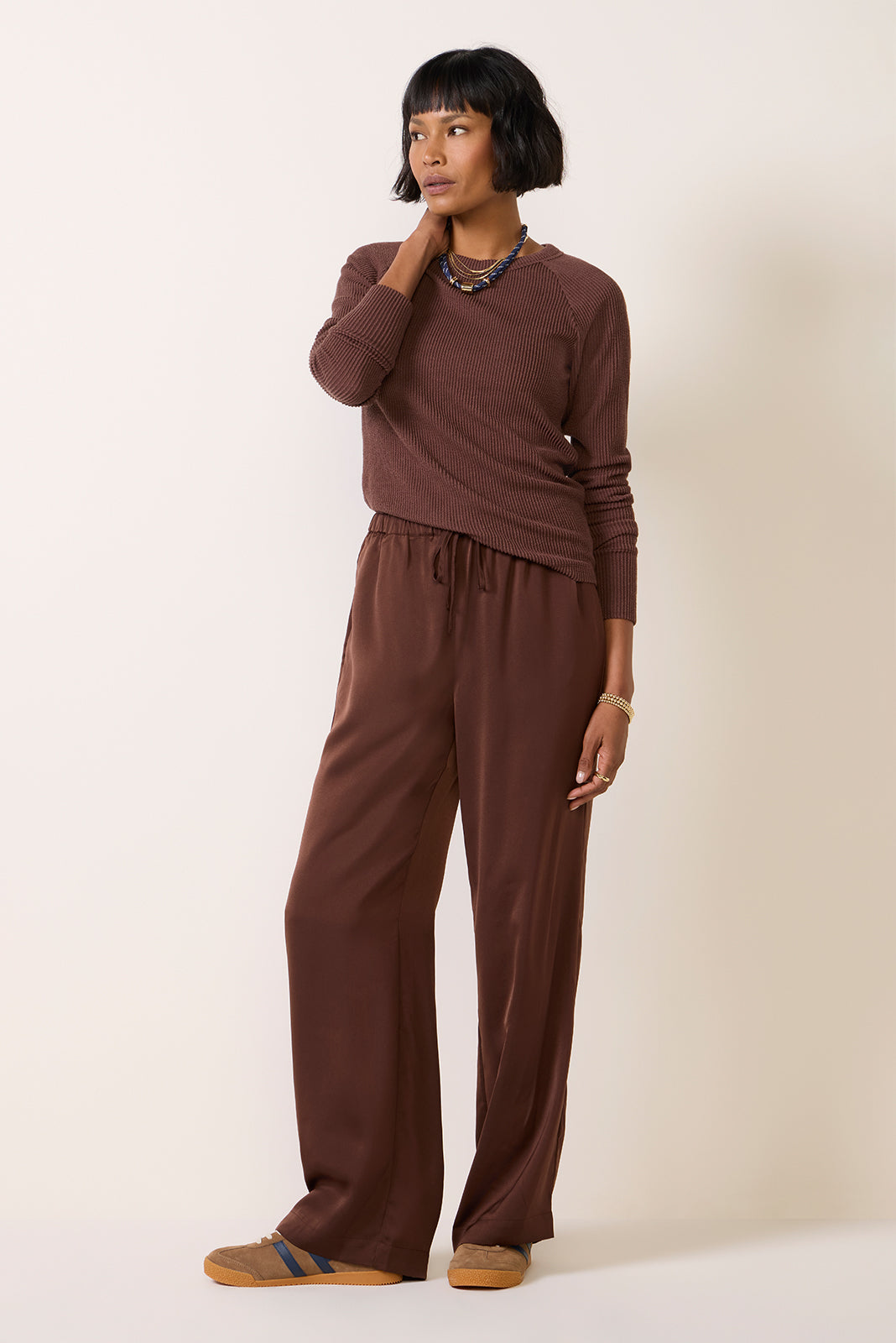 Perry Raglan Washed Rib Top