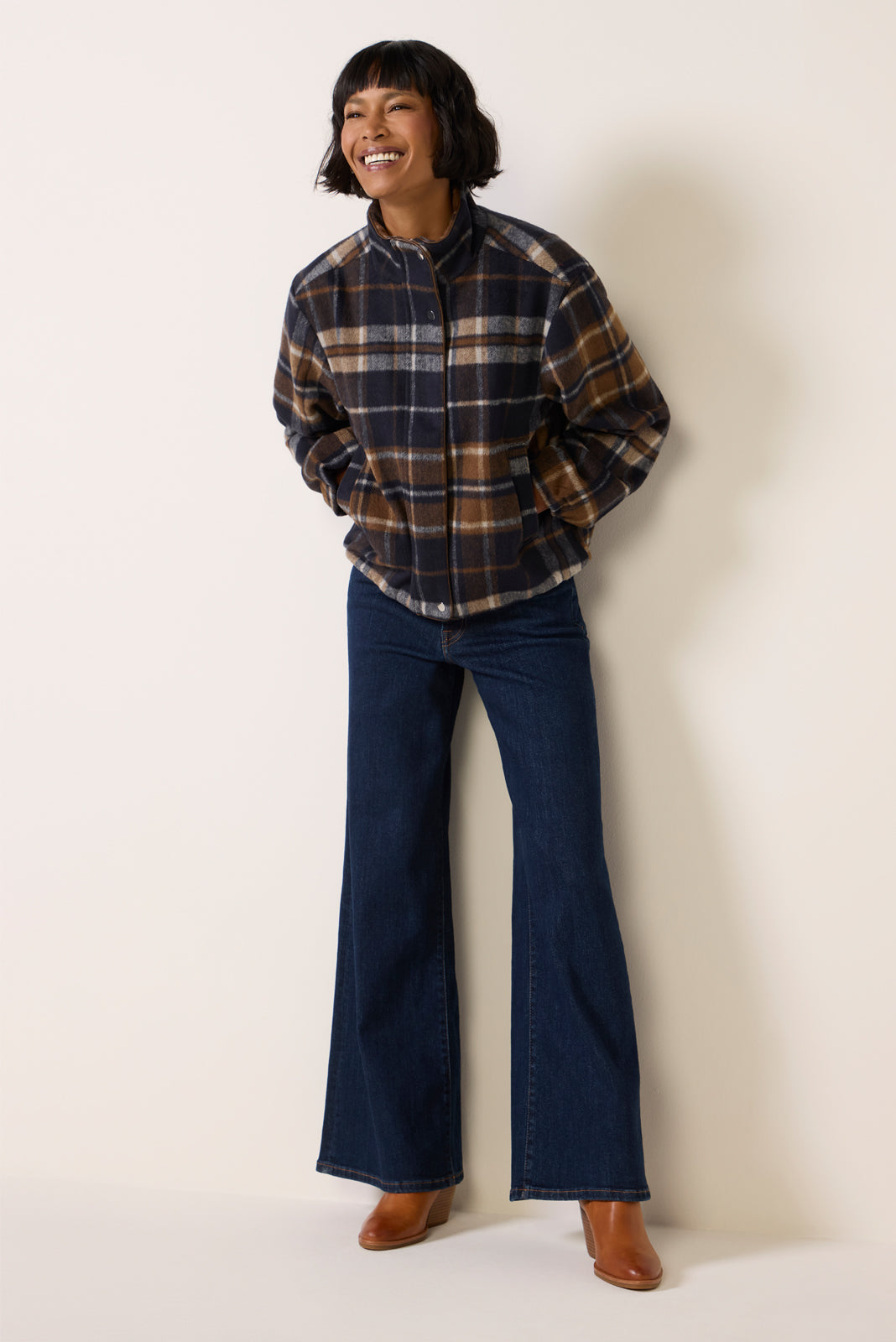 Clive Plaid Jacket