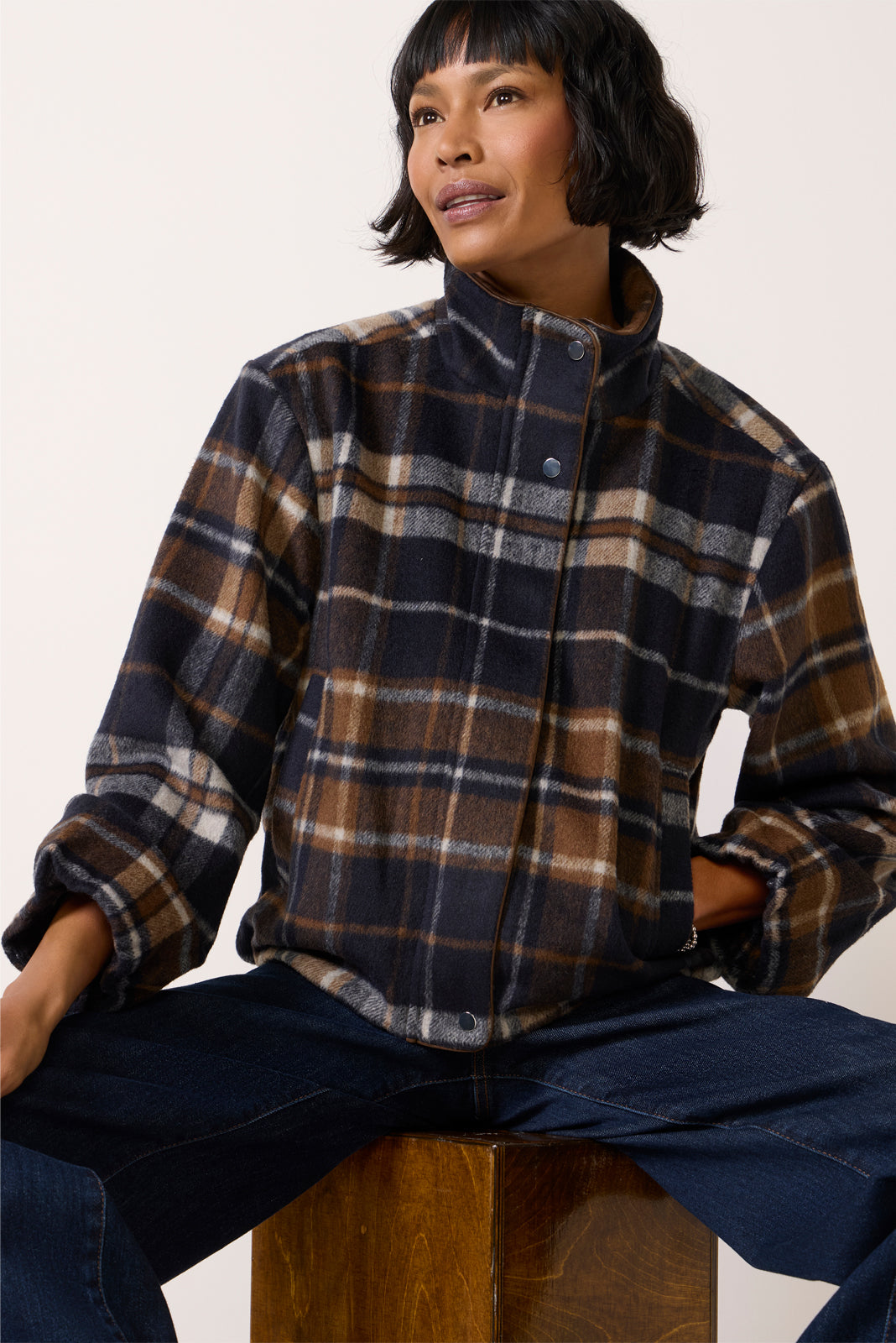 Clive Plaid Jacket