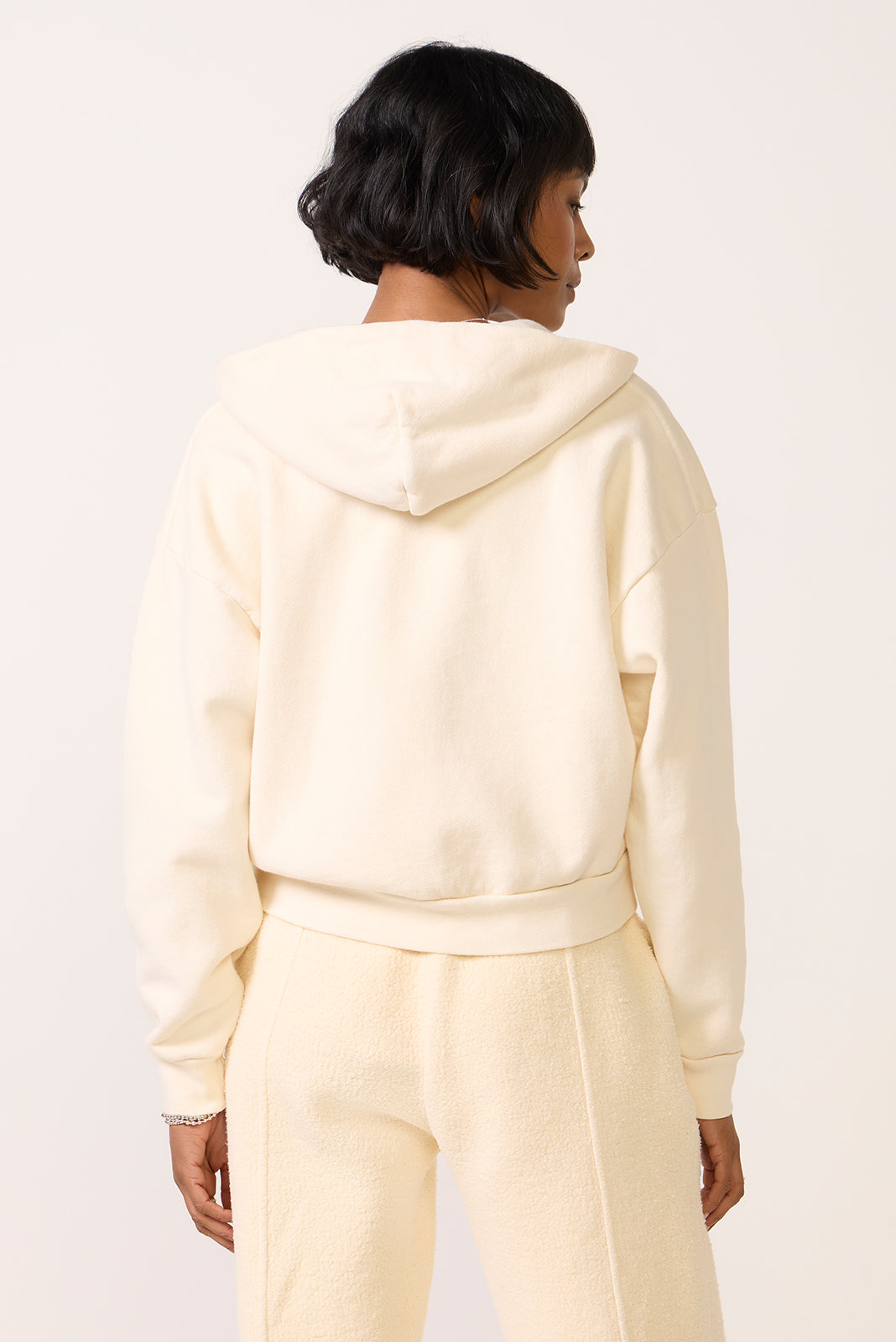 Rosie Reversed Zip-Up Hoodie