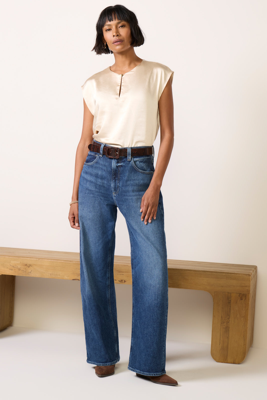 Elisa Satin Blouse