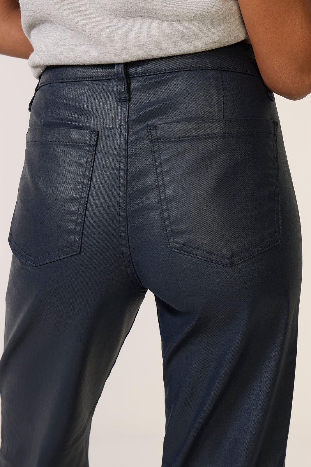 Avery Coated Straight Leg Pant