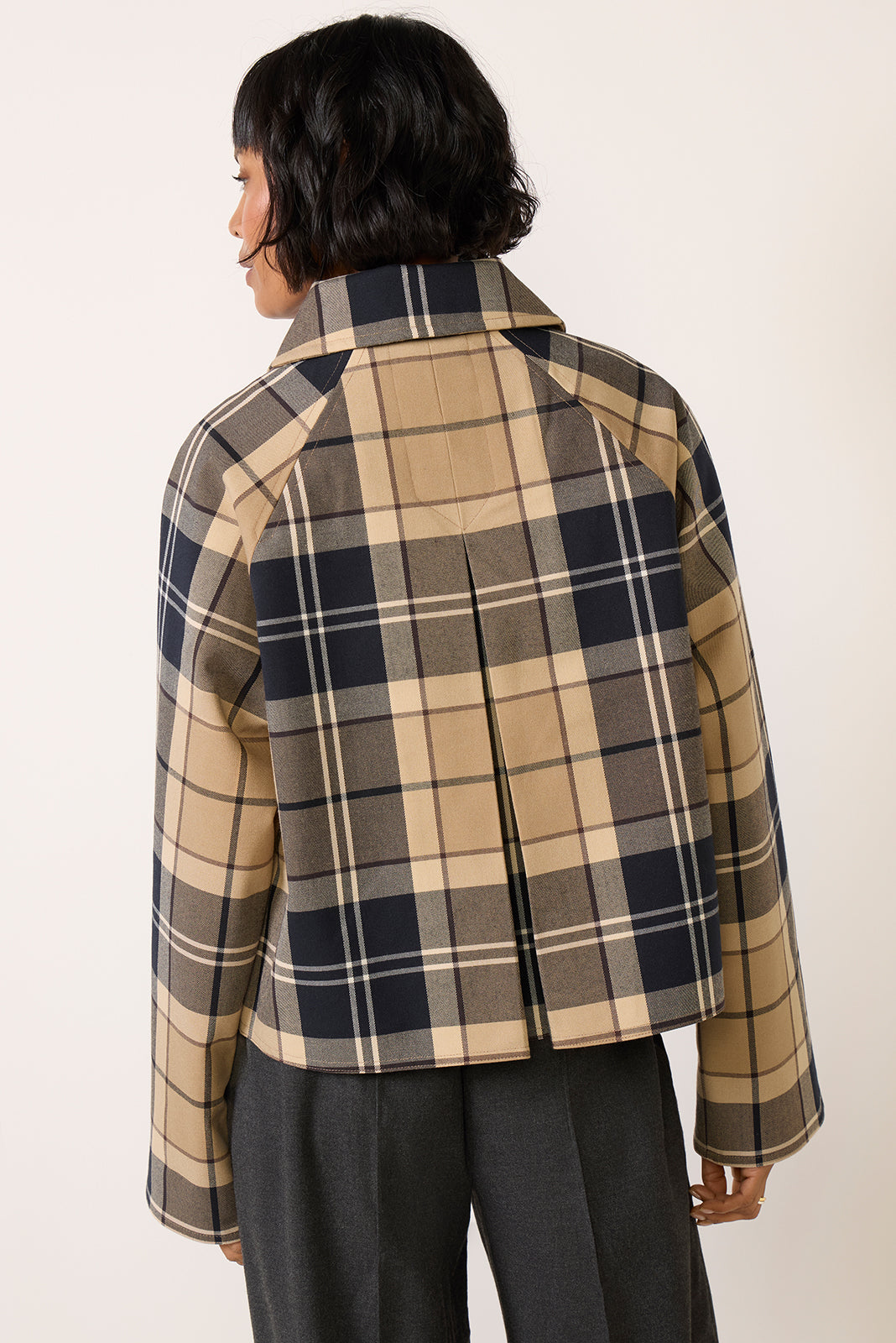 Delilah Checked Showerproof Jacket