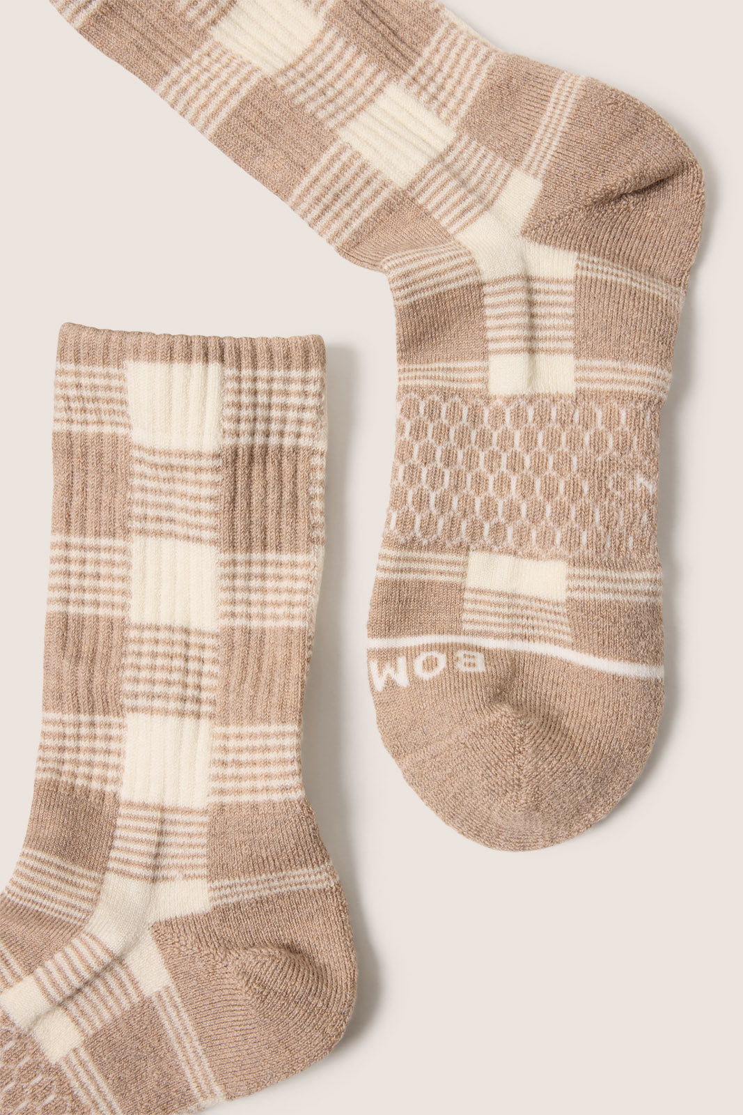 Heather Merino Blend Gingham Half Calf