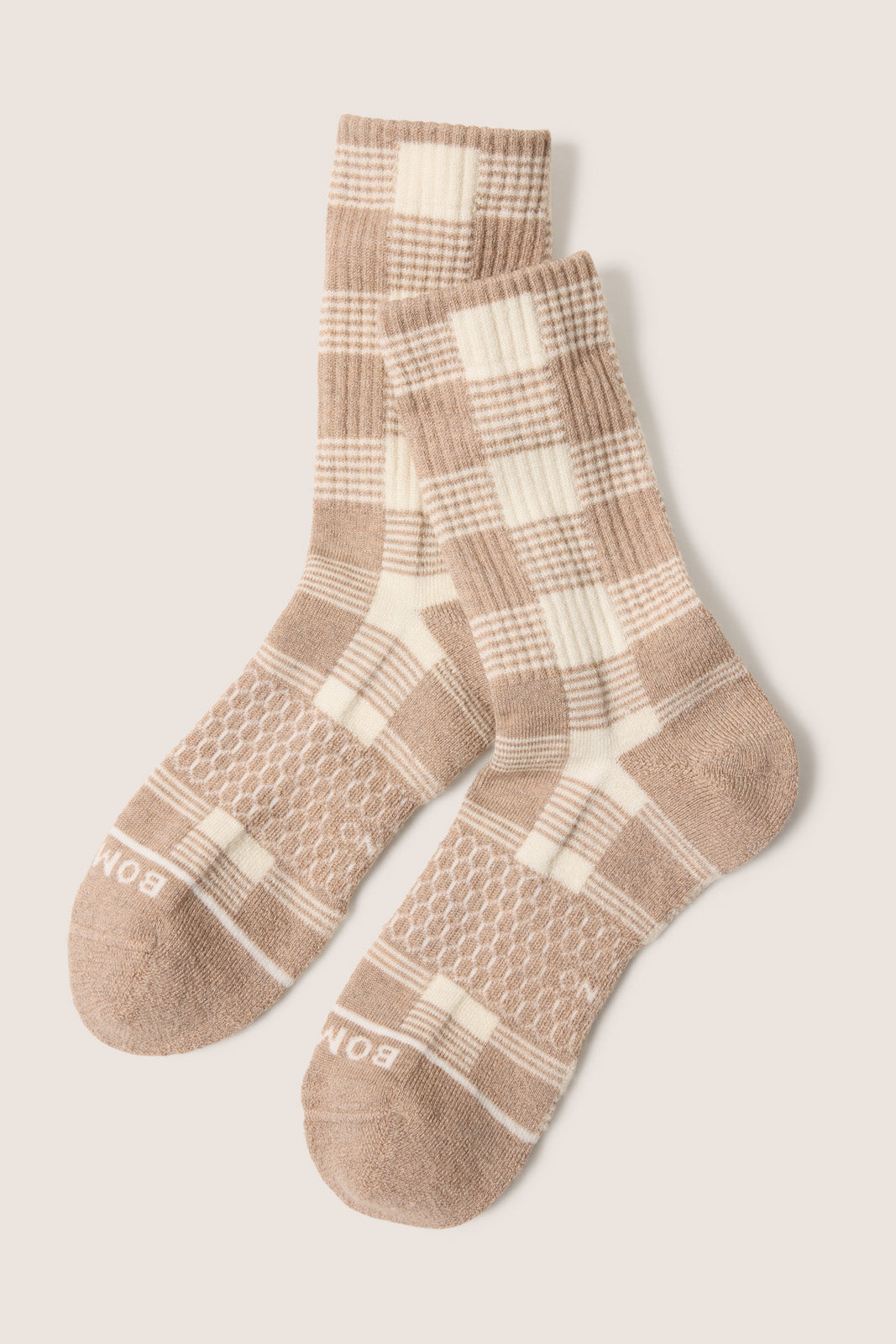 Heather Merino Blend Gingham Half Calf