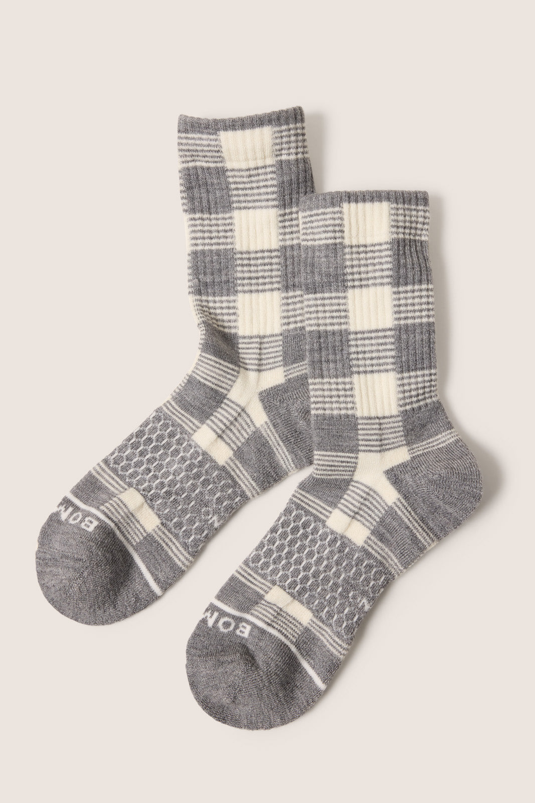 Heather Merino Blend Gingham Half Calf