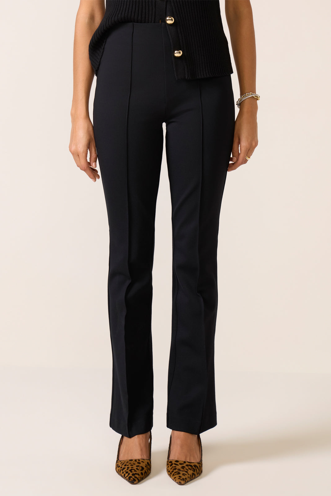 Ponte Micro Flare Pant