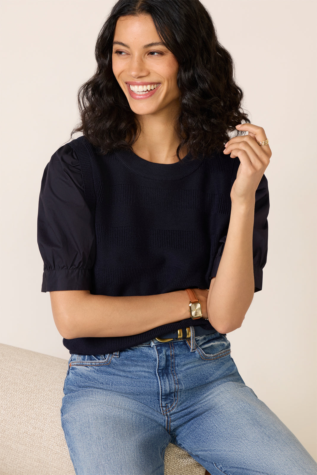 Violet Puff Sleeve TwoFer