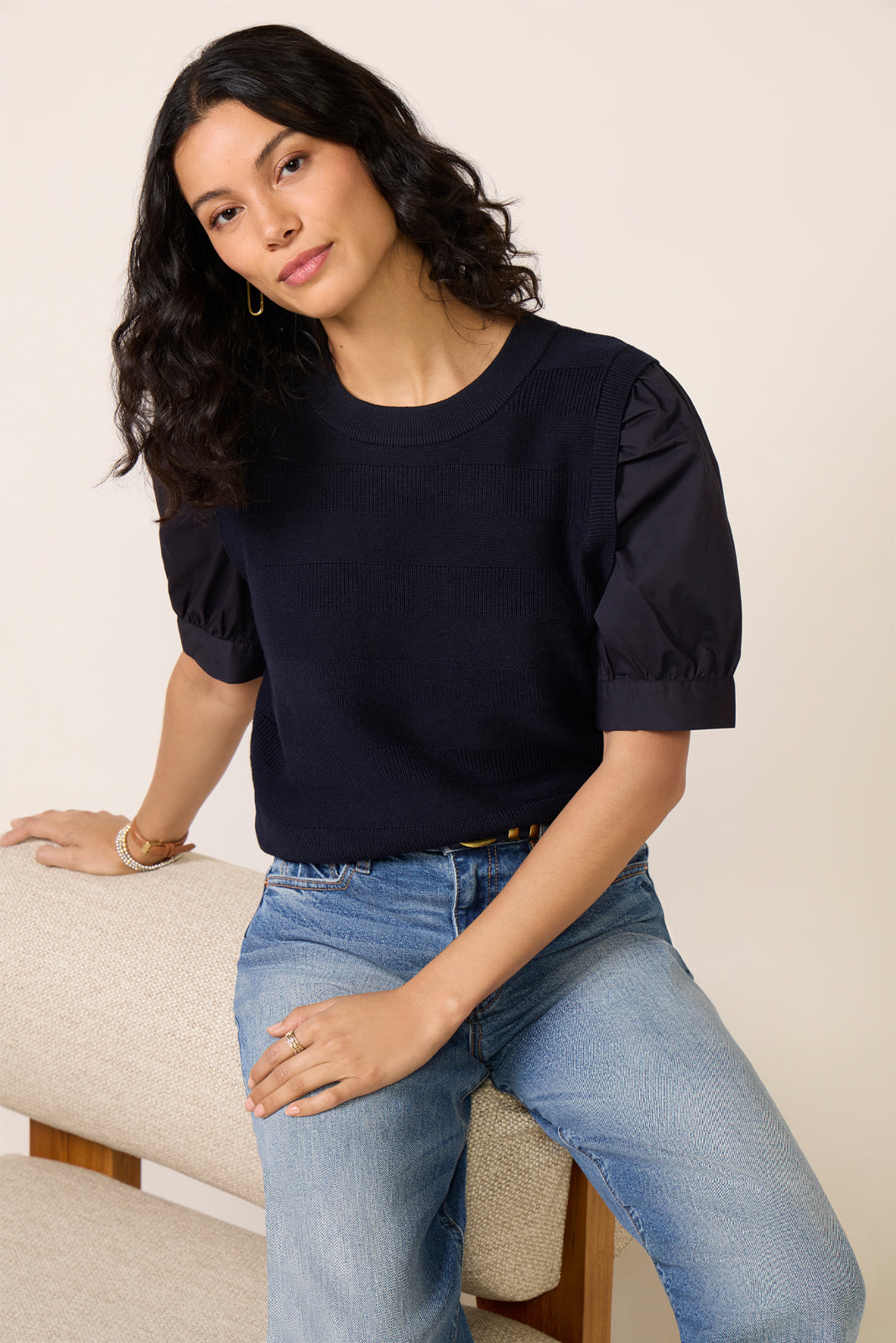 Violet Puff Sleeve TwoFer