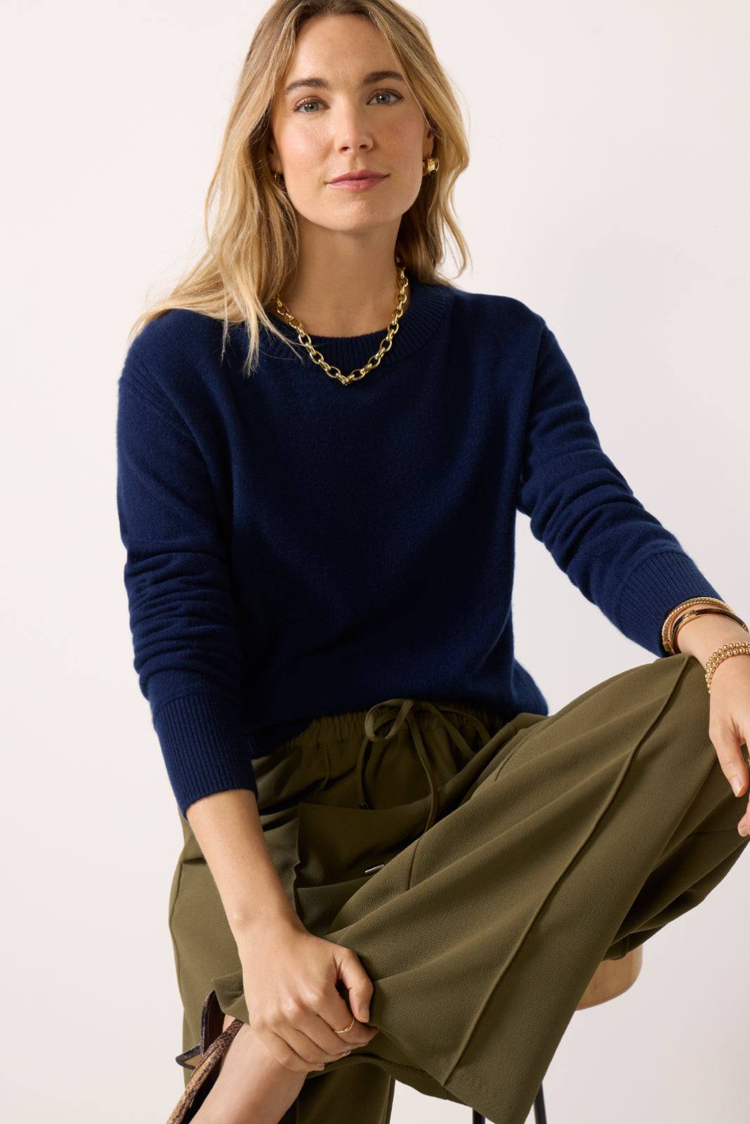 Minka Long Sleeve Cashmere Sweater