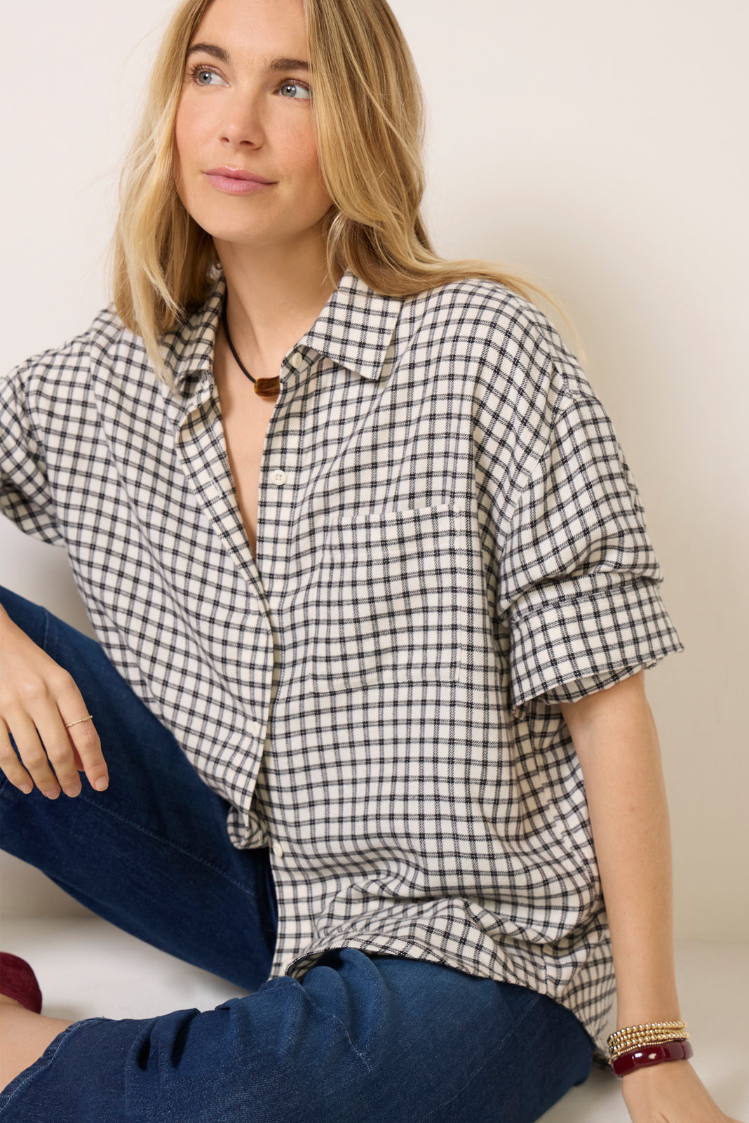 River Plaid Button Down