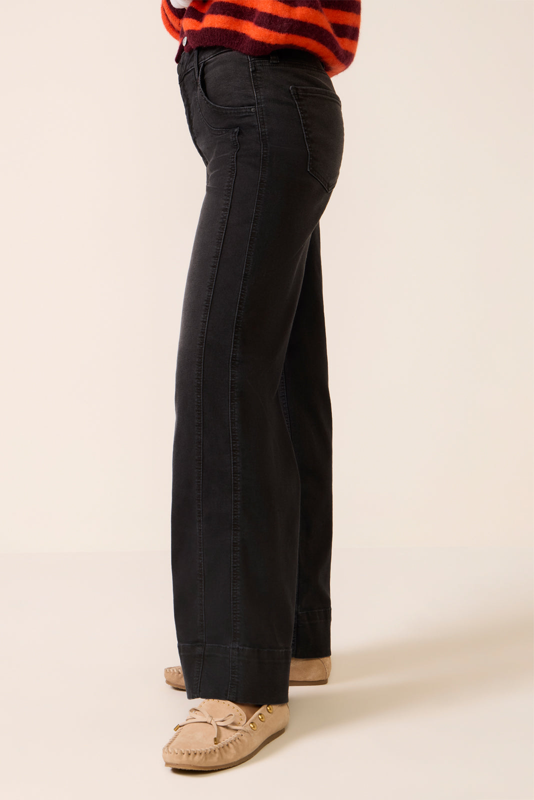 Meg Wide Leg 31` w Double Seaming Jean