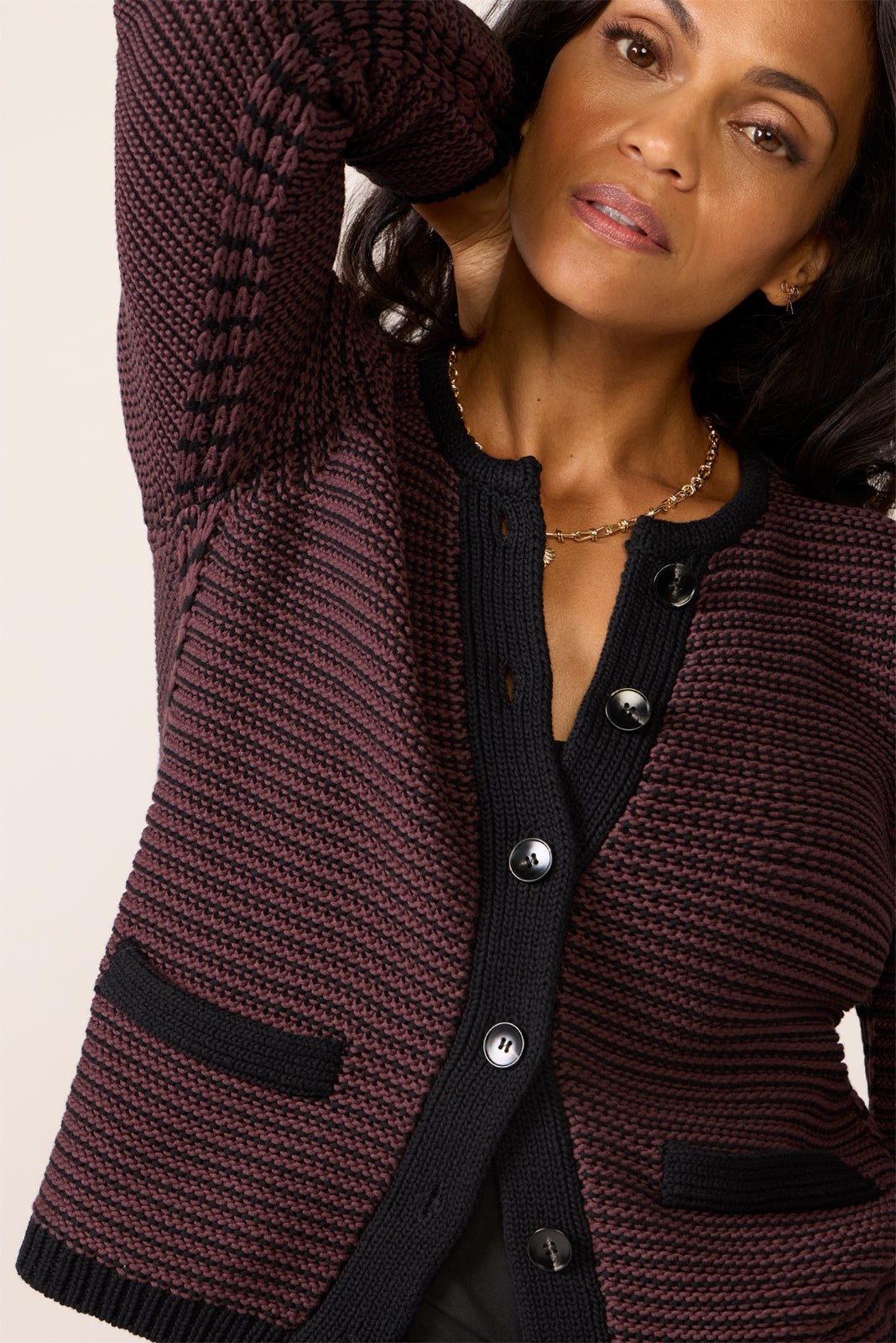 バトナー BATONER CREW NECK CARDIGAN 2021AW バトナー BATONER CREW NECK CARDIGAN 2021AW