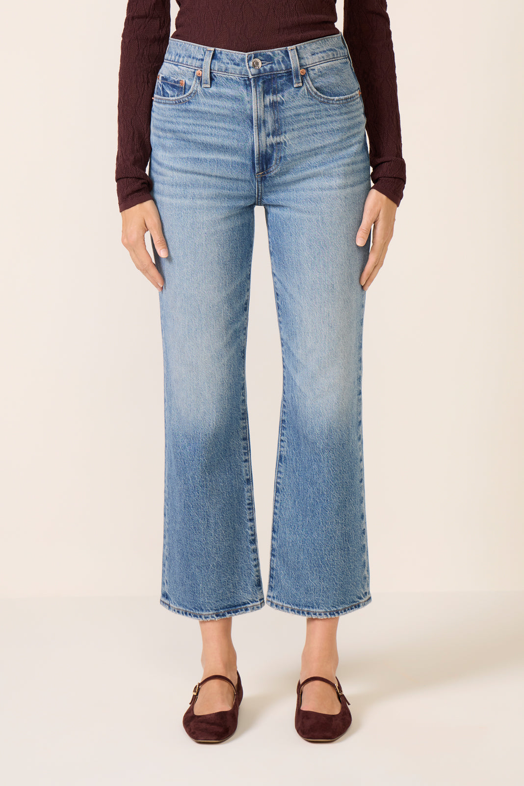 Ally Crop Bootcut Jean
