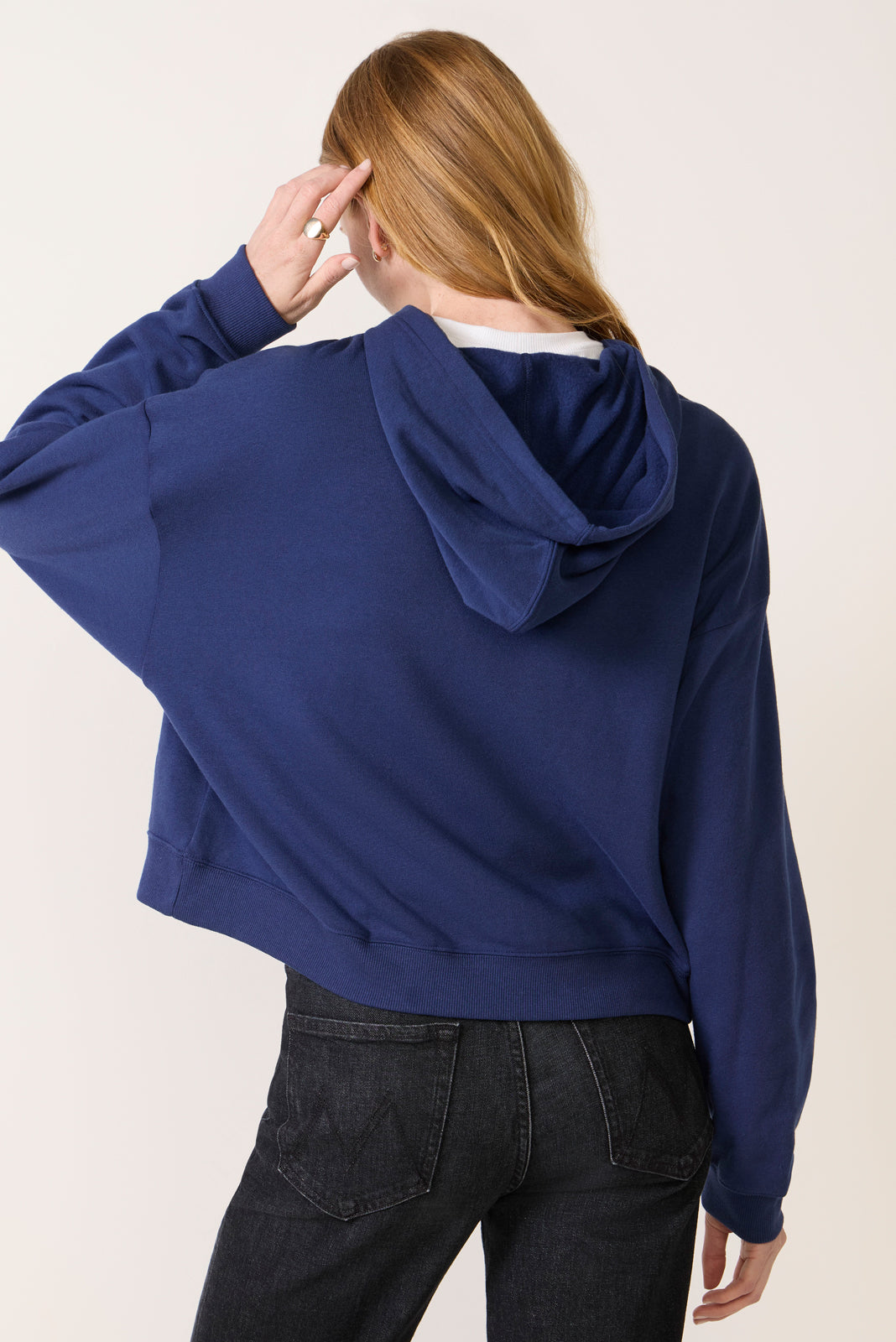 Patriots Oversized Crop Hoodie
