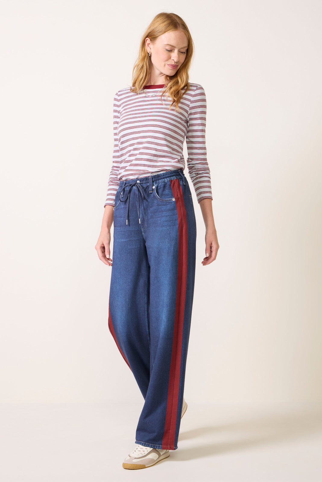The Stripe Slub Long Sleeve Tee