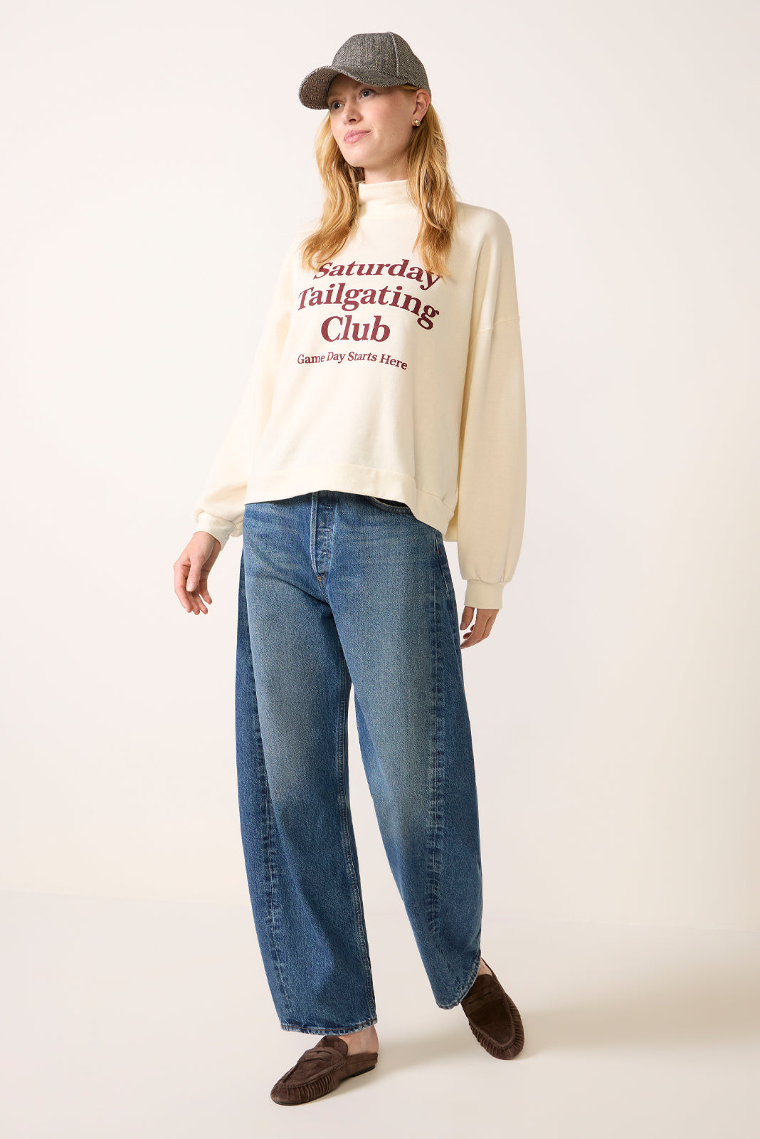Saturday Tailgating Club Mockneck