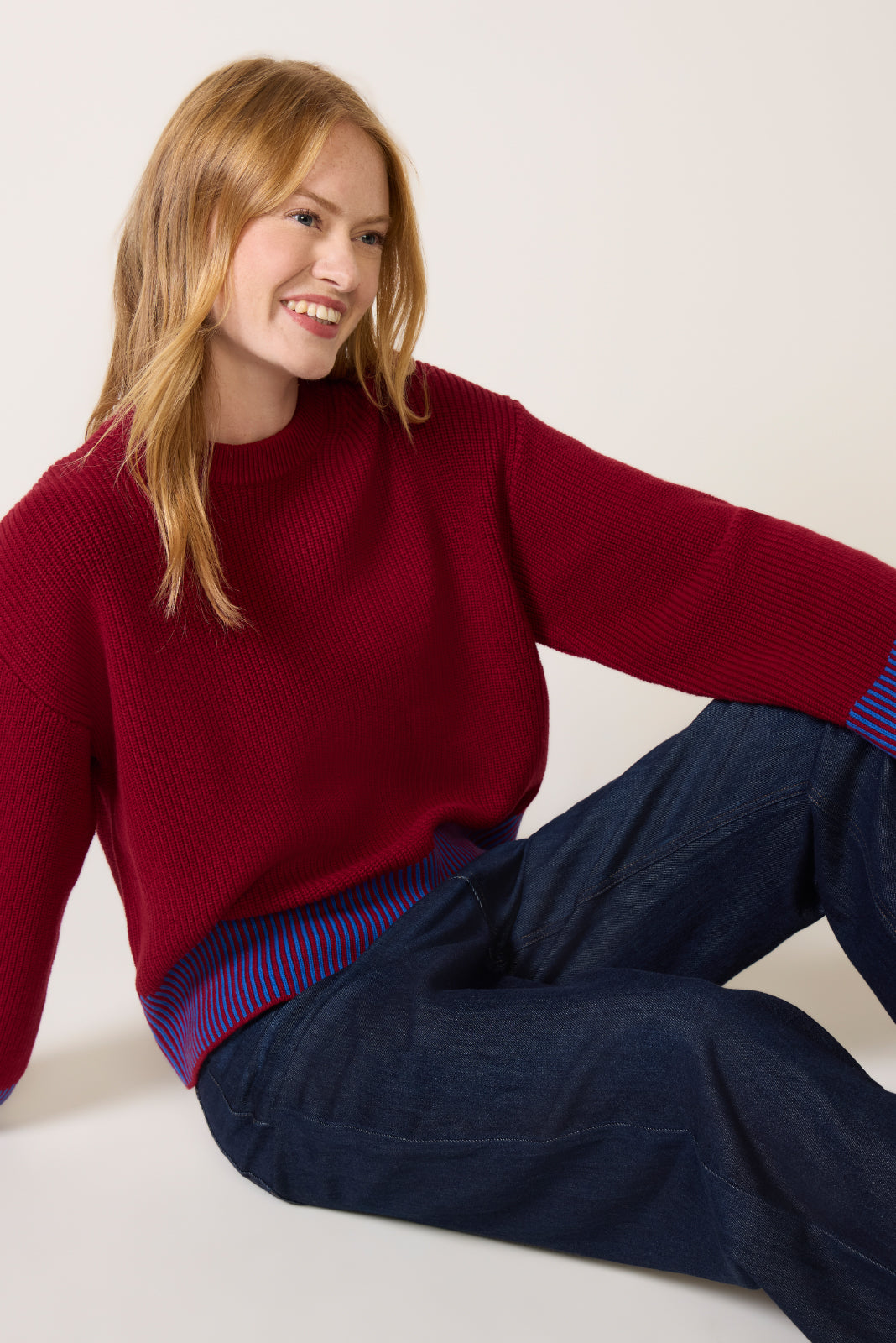 Sienna Stripe Rib Pullover