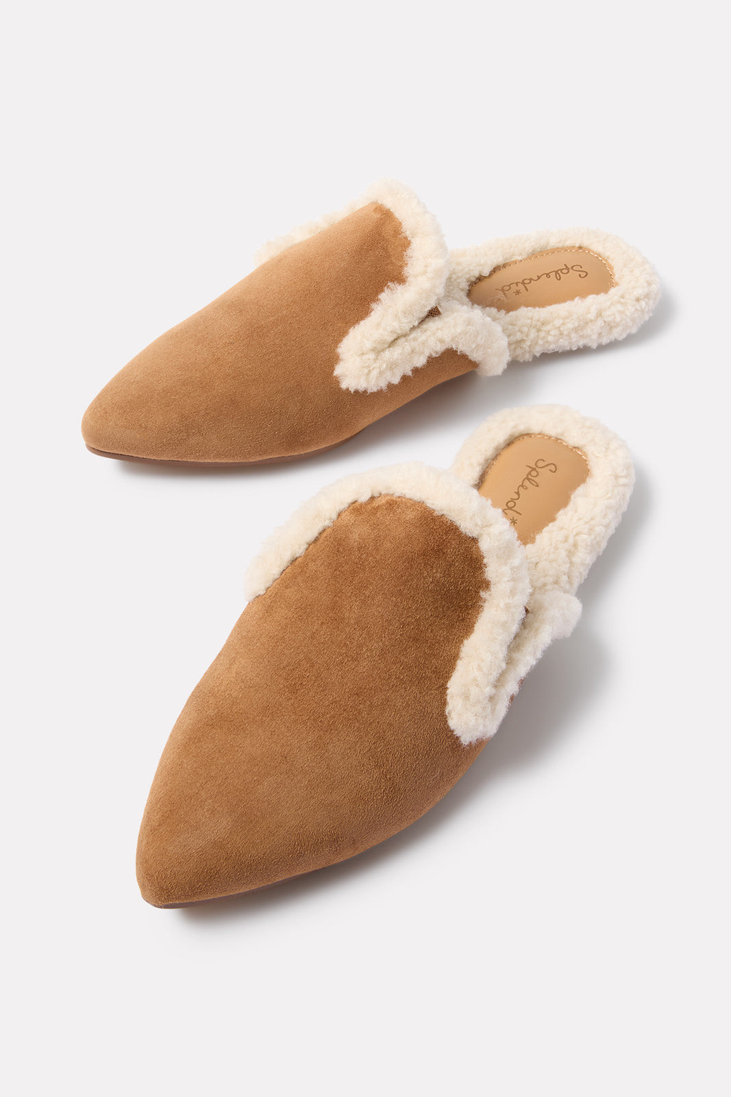 Slide Fur Slippers Shop Open Toe Fur Slide Emerald Online Bed Bath