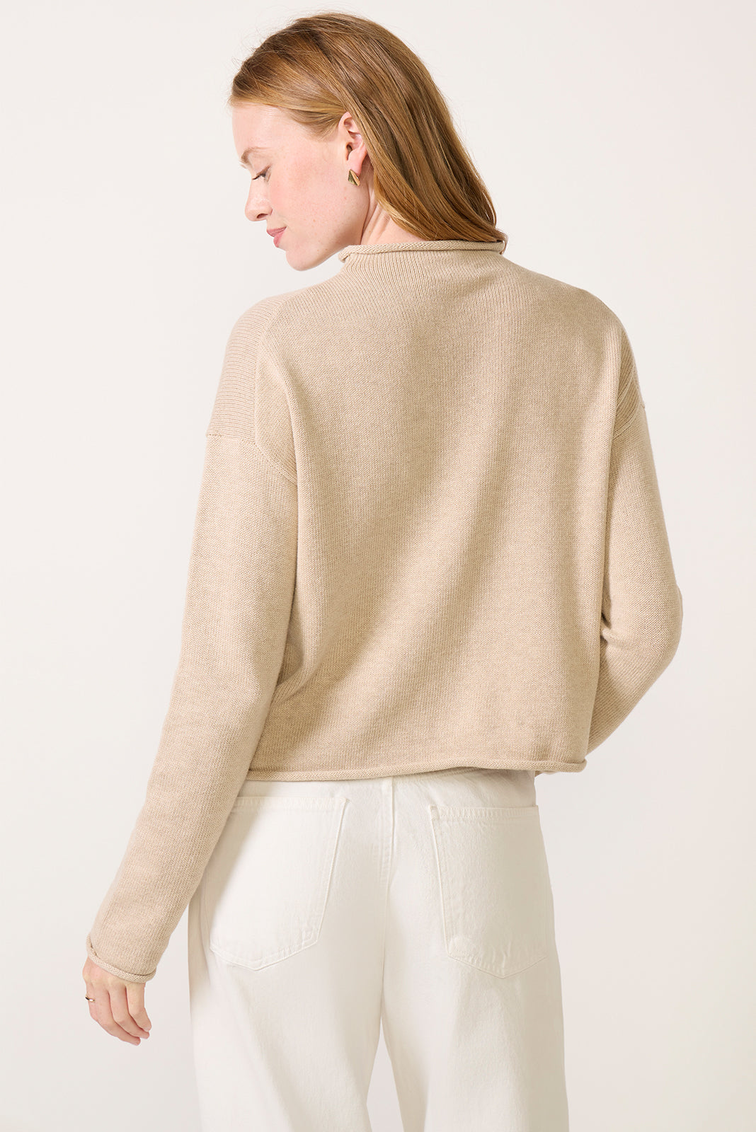 Taylor Roll Neck Cardigan