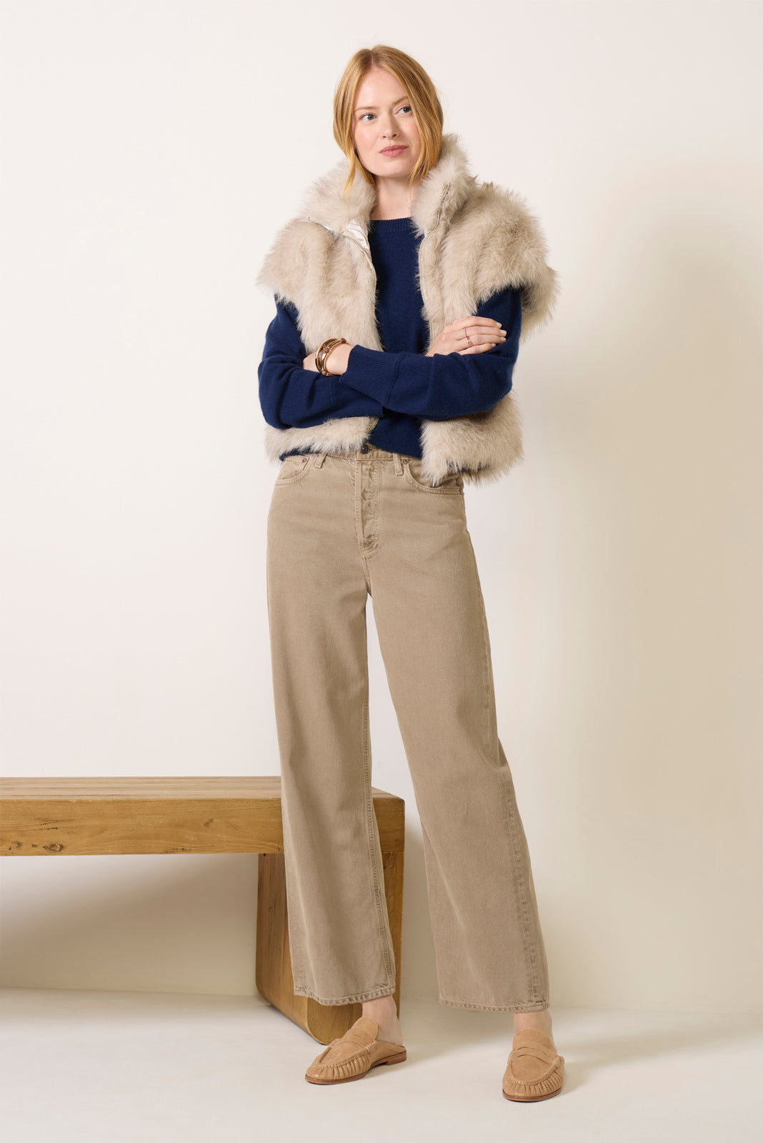 Silky Fur Vest