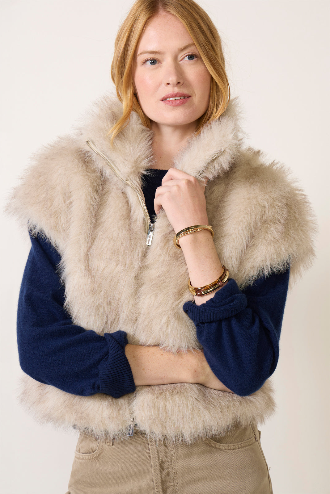 Silky Fur Vest