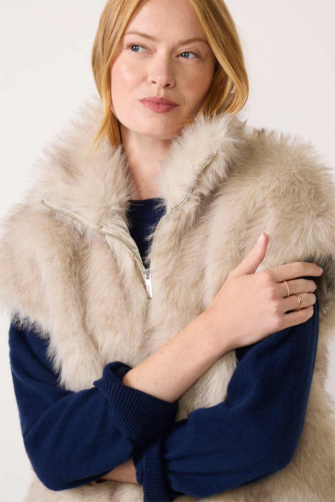 Silky Fur Vest