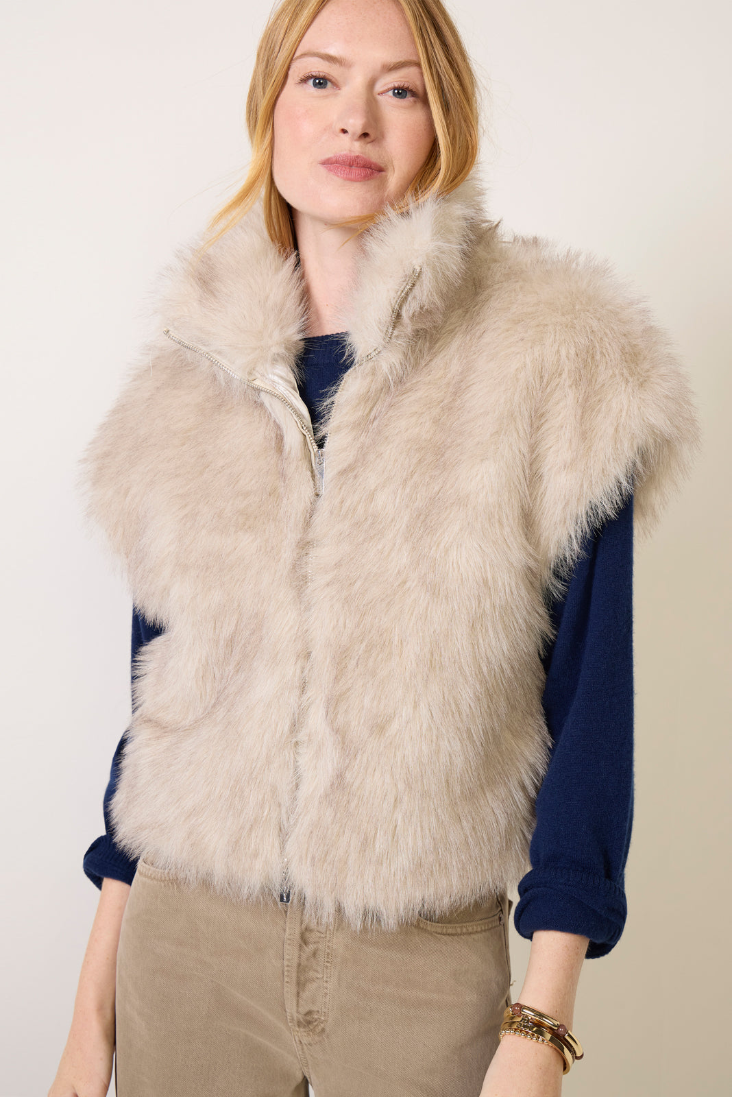 Silky Fur Vest