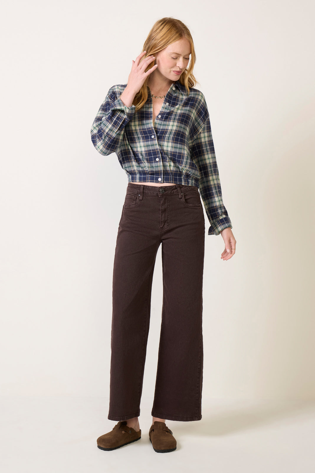 Meg Wide Leg w Side Panel
