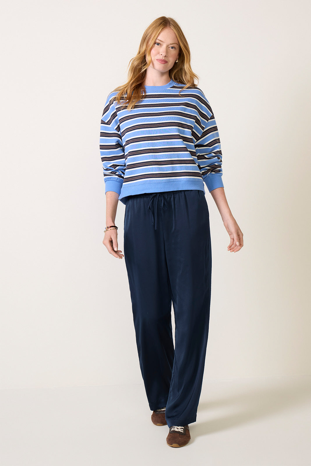 Sally Stripe Crew Neck