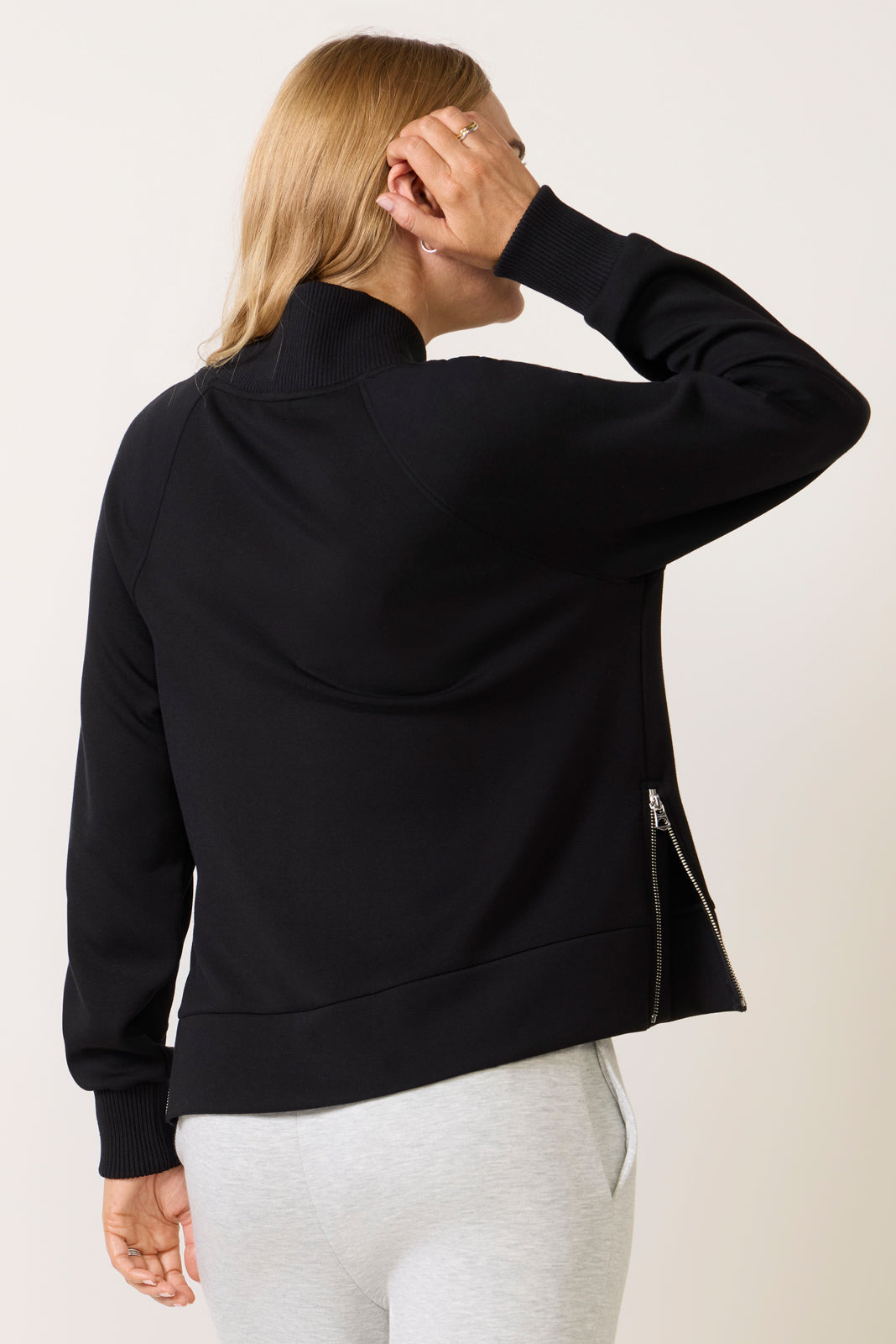 Macie Zip Hem Sweat