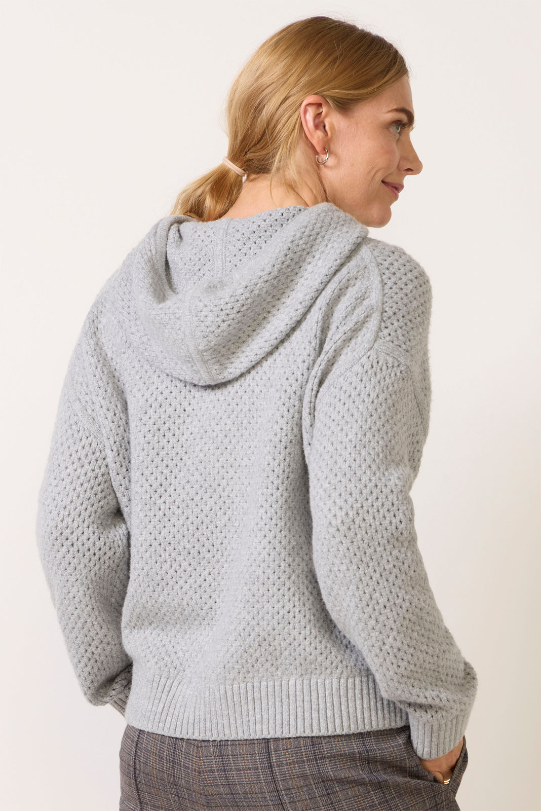 Melchie Relaxed Knit Hoodie