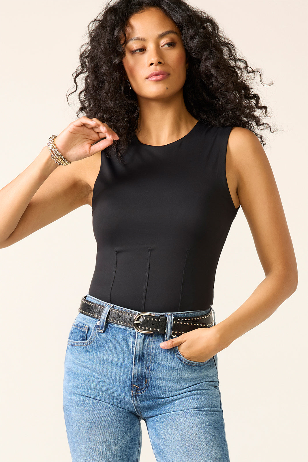 Weightless Corset Tank Top