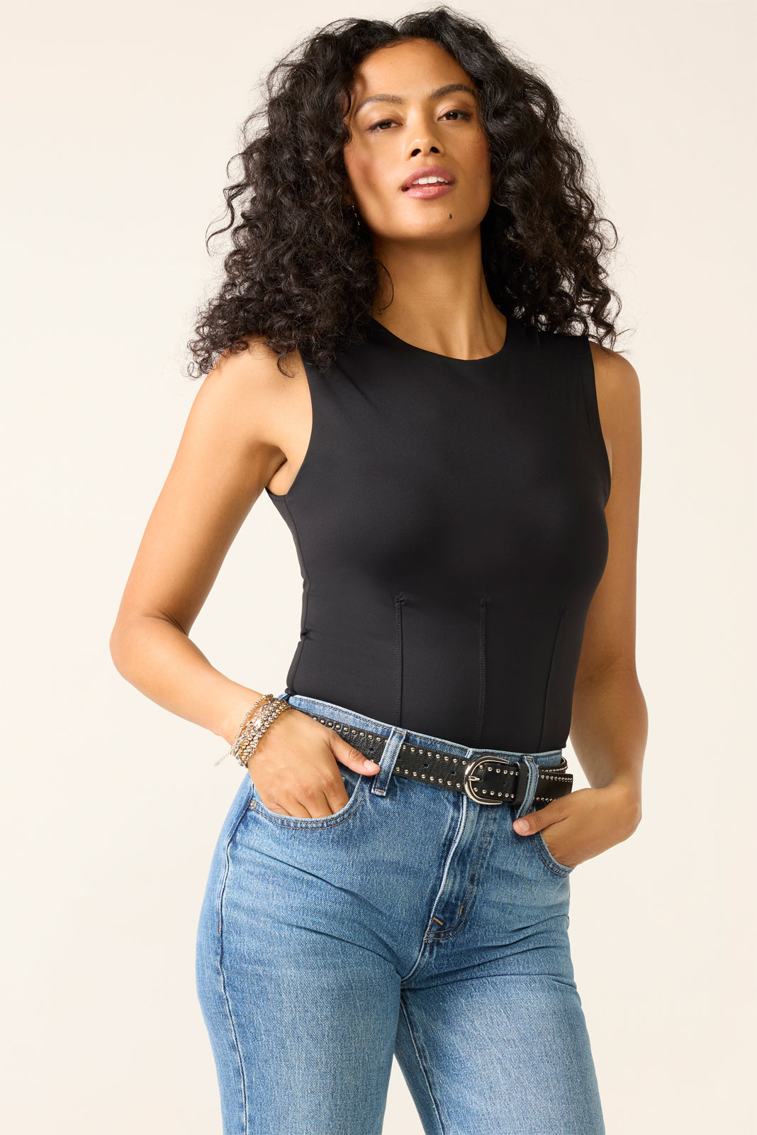 Weightless Corset Tank Top