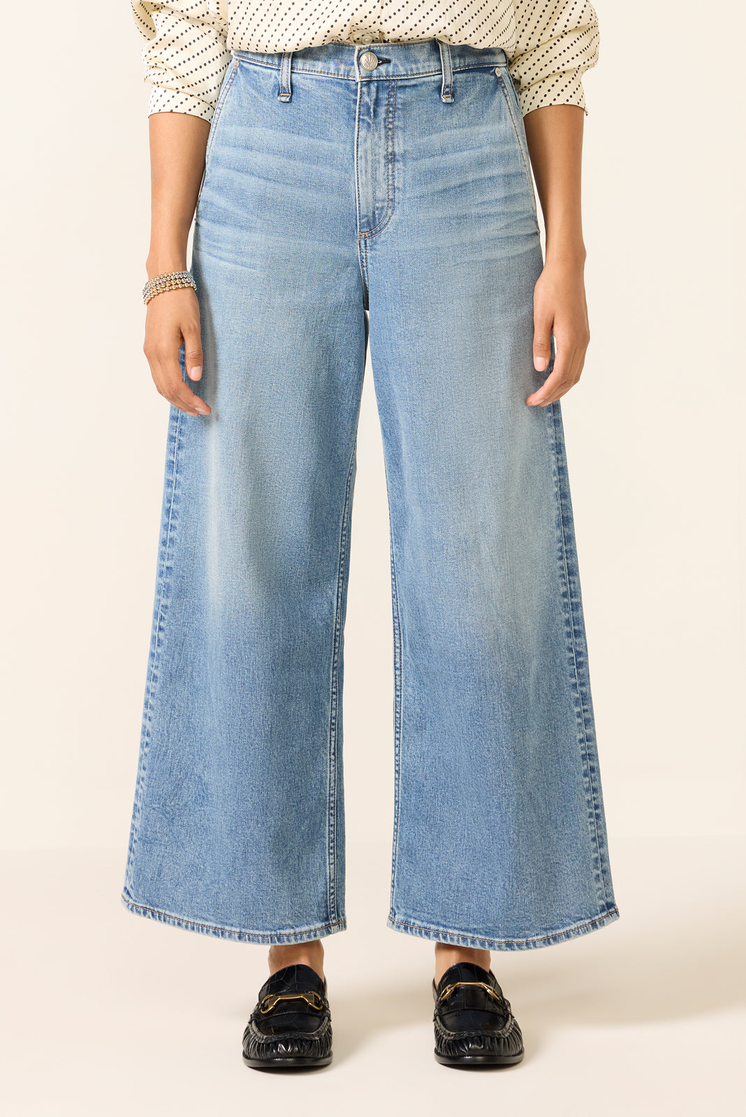 Andi  Ankle Wide Leg Jean