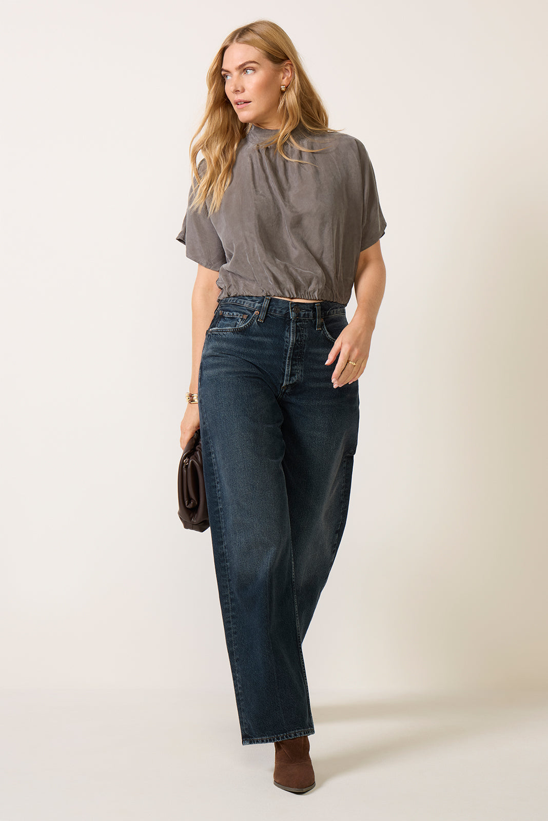 Malik Cupro Blouse