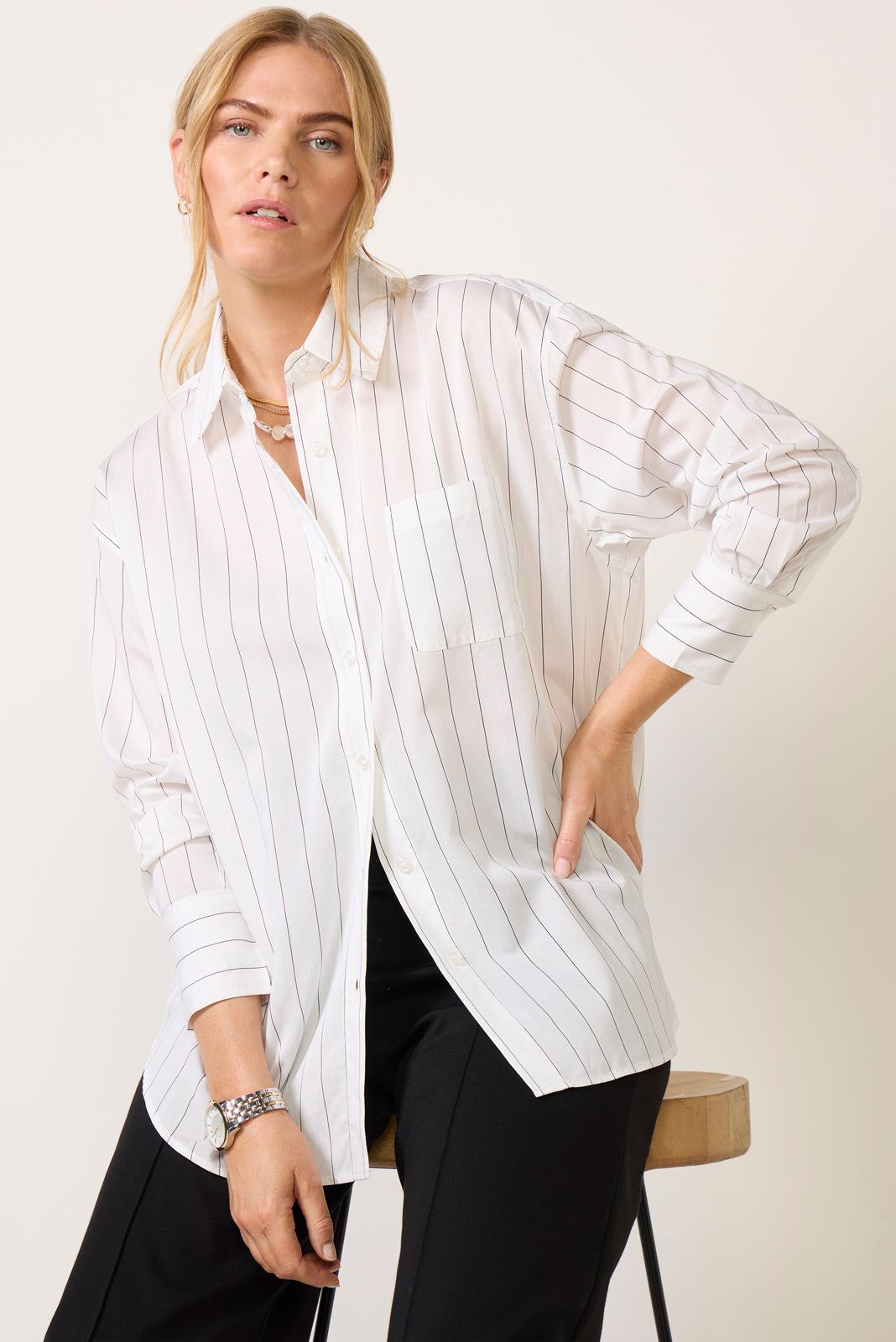 Alison Button Up