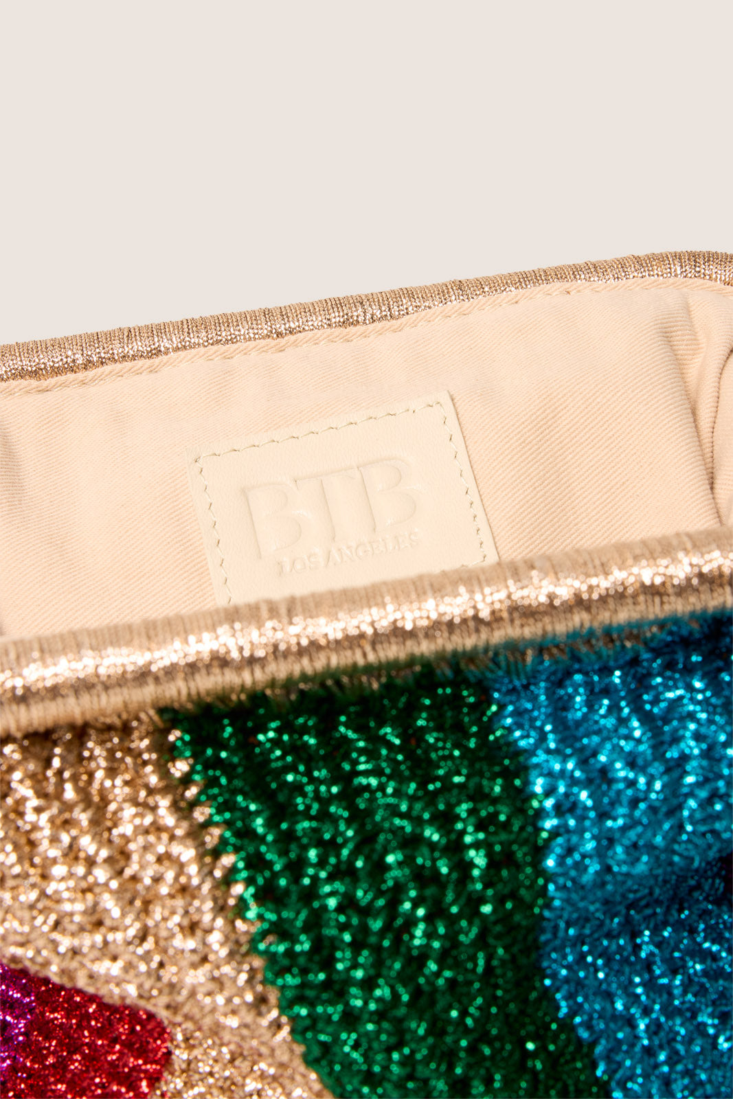 Monroe Multicolor Stripe Clutch
