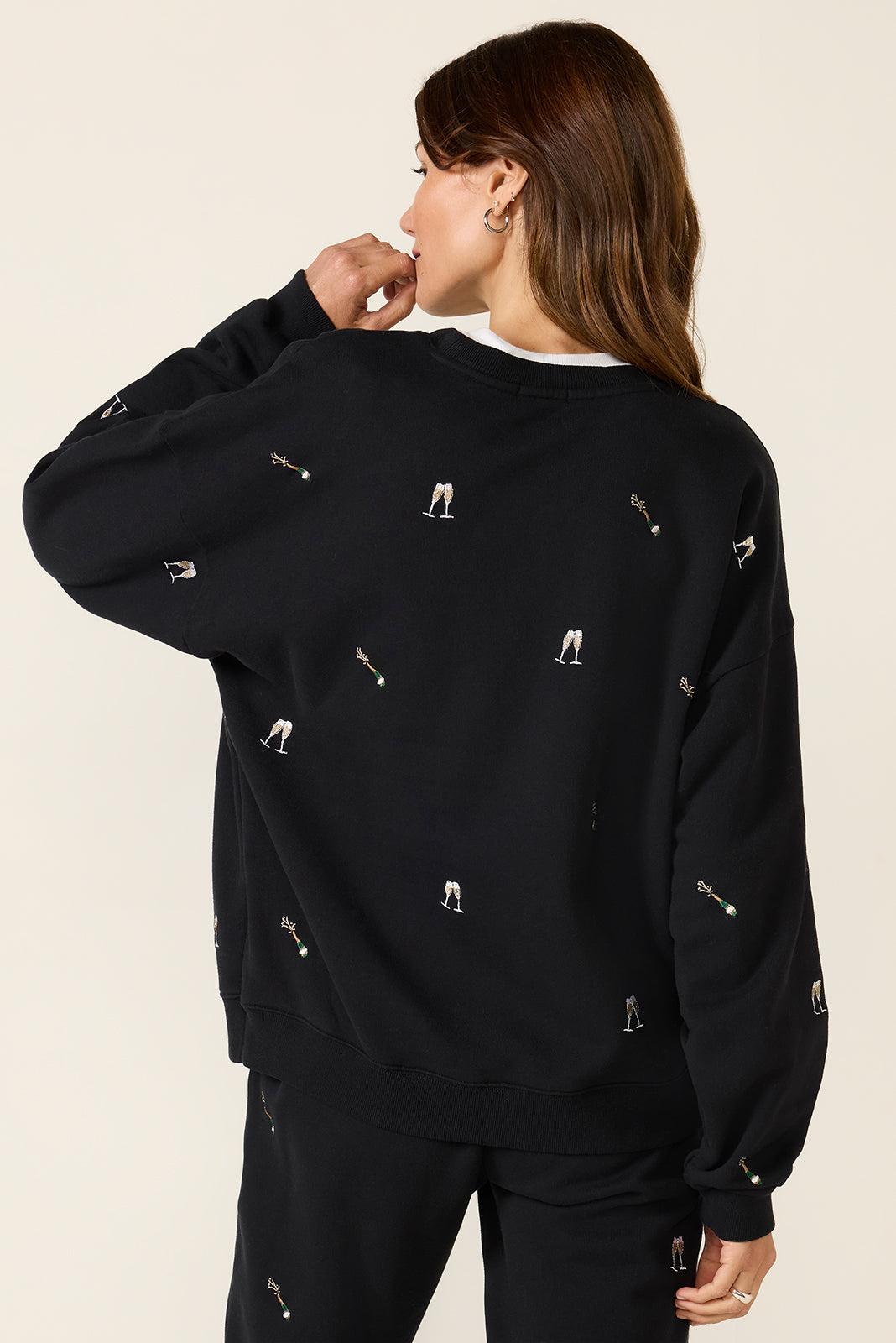 Varsity Champagne Sweatshirt