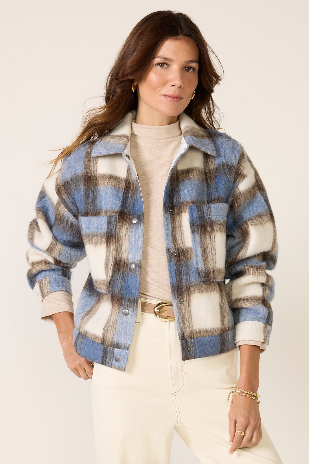 Marguerite Plaid Jacket
