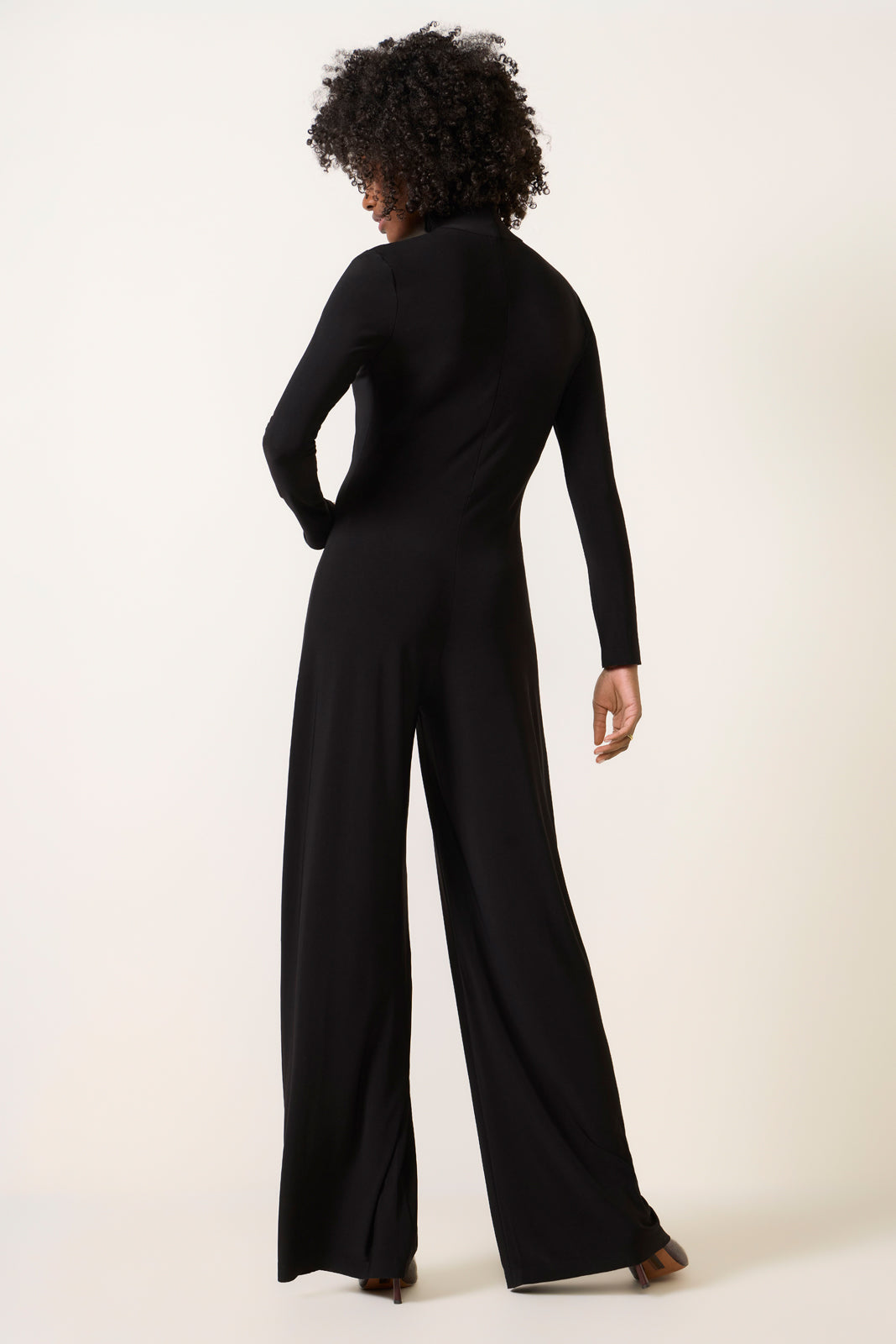Long Sleeve Turtleneck Jumpsuit