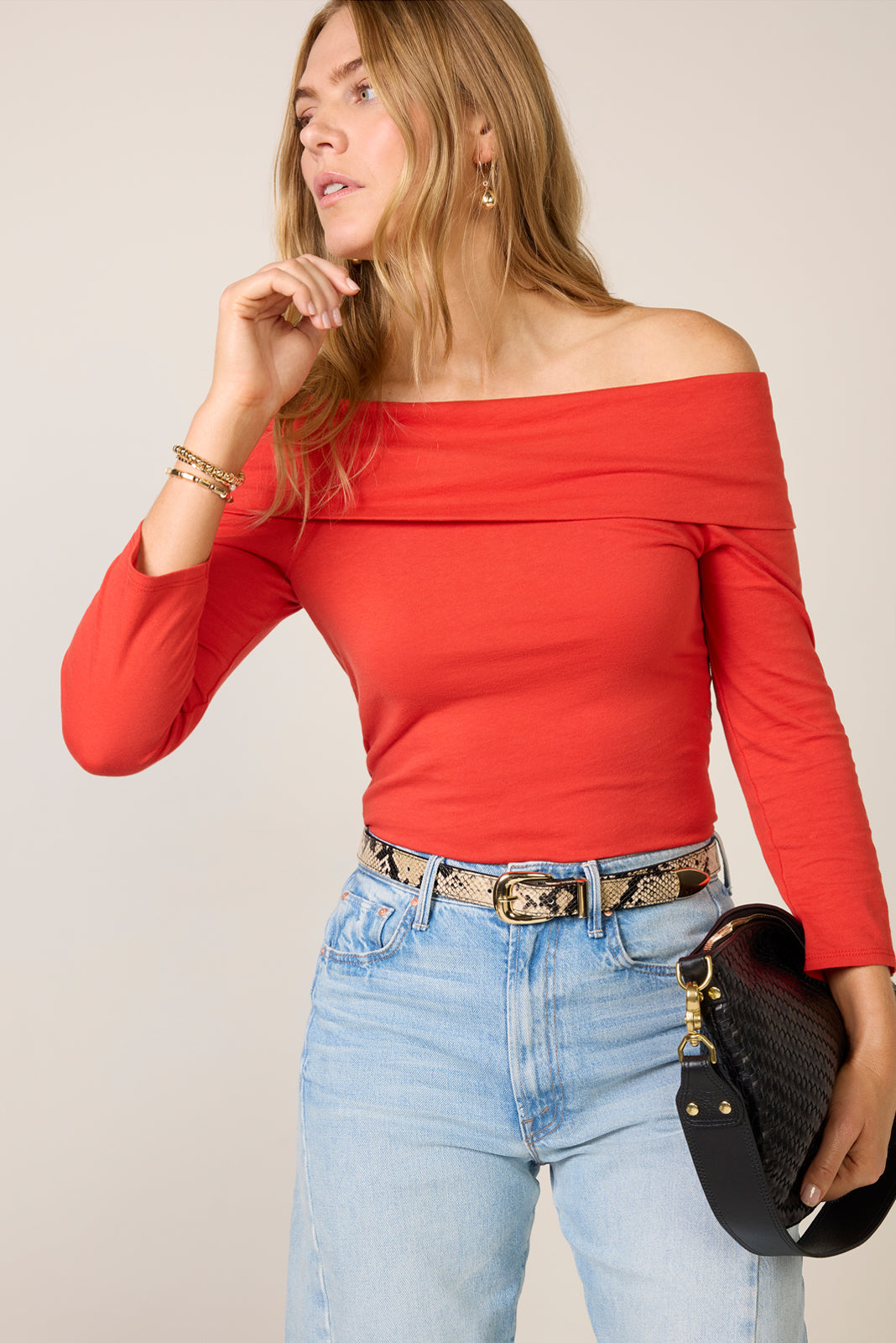 Alexi Off The Shoulder T-Shirt