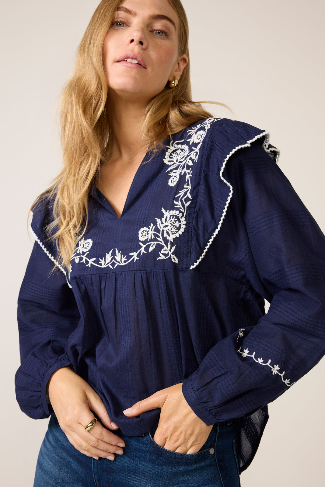 Sydney Embroidered Blouse