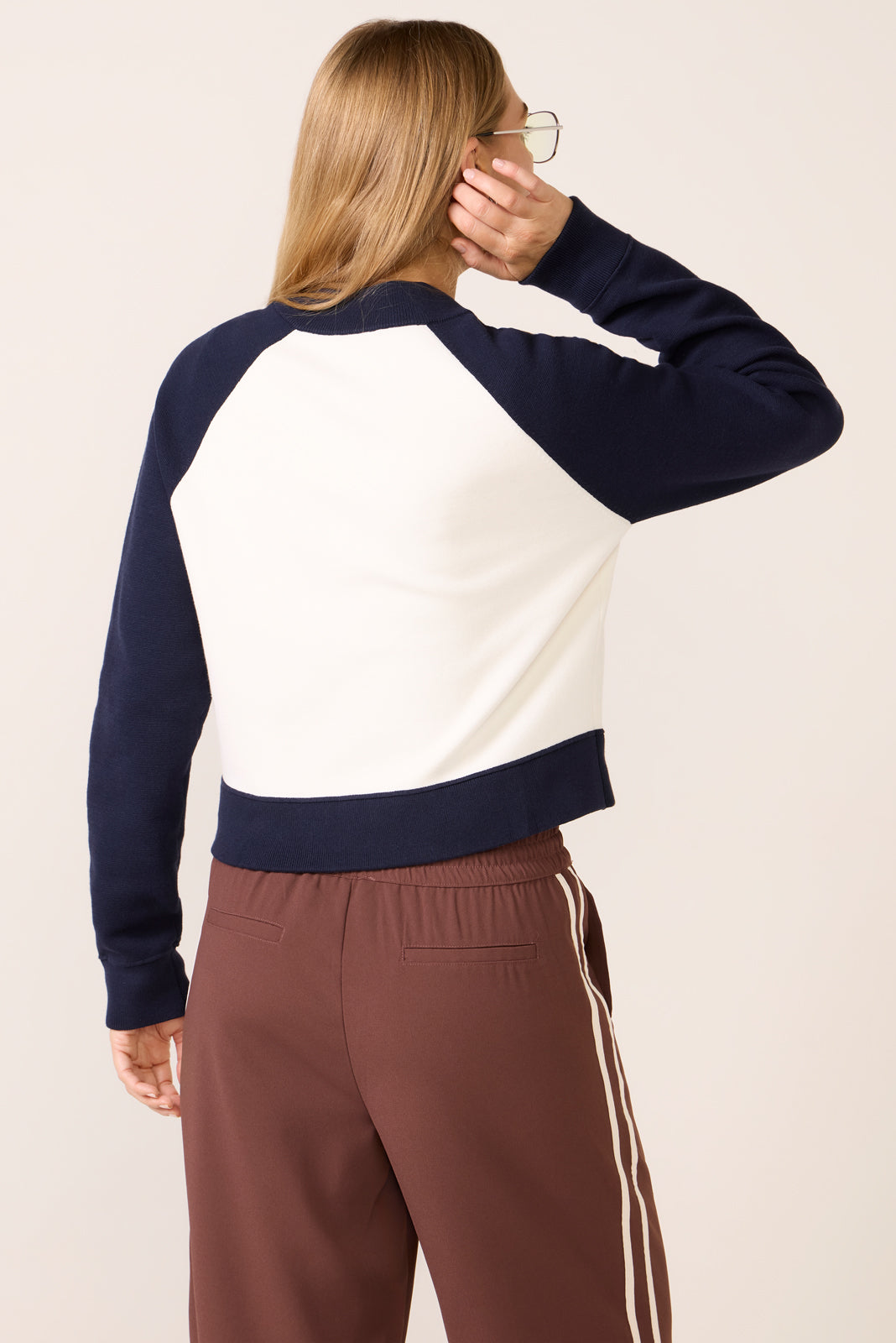 Melissa Colorblock Sweater Bomber