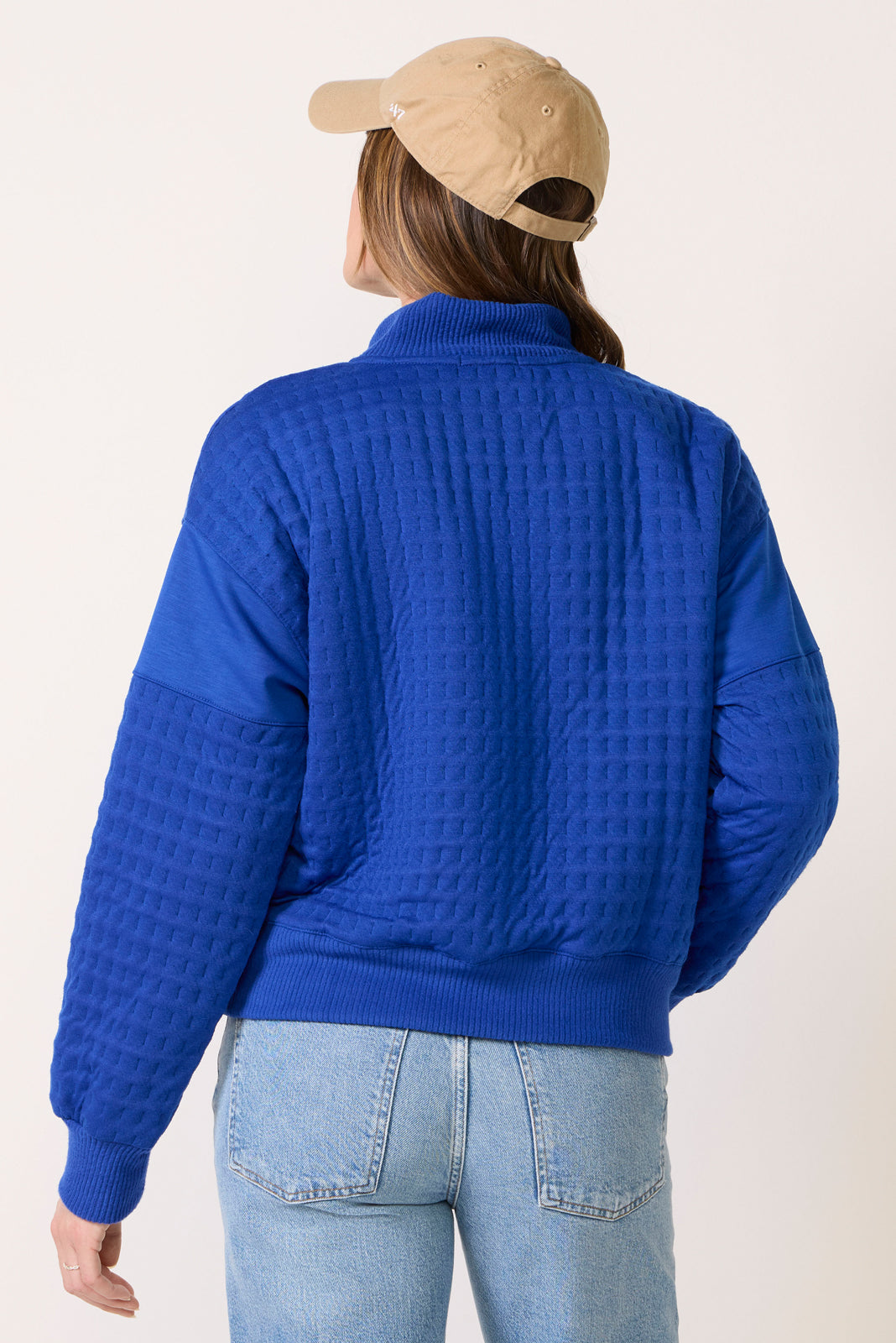 Landon Quilted Bubble Sweatshirt
