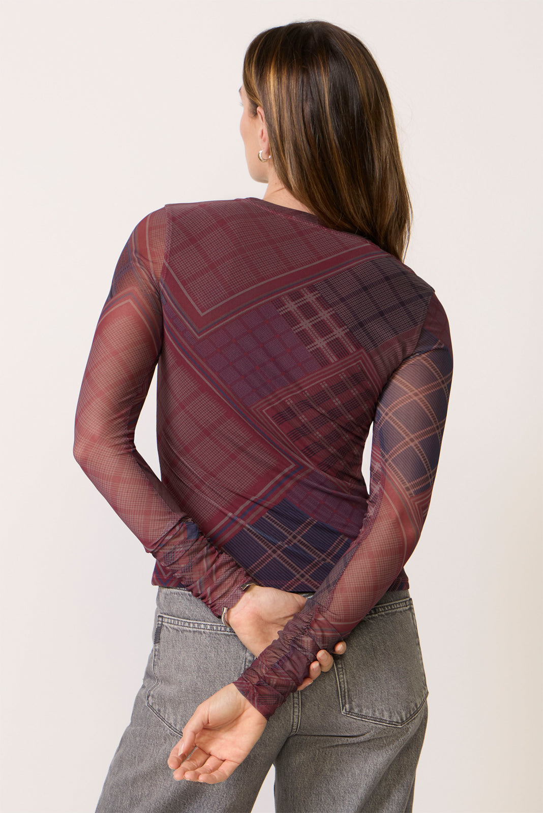 Jovie Mesh Knit Top