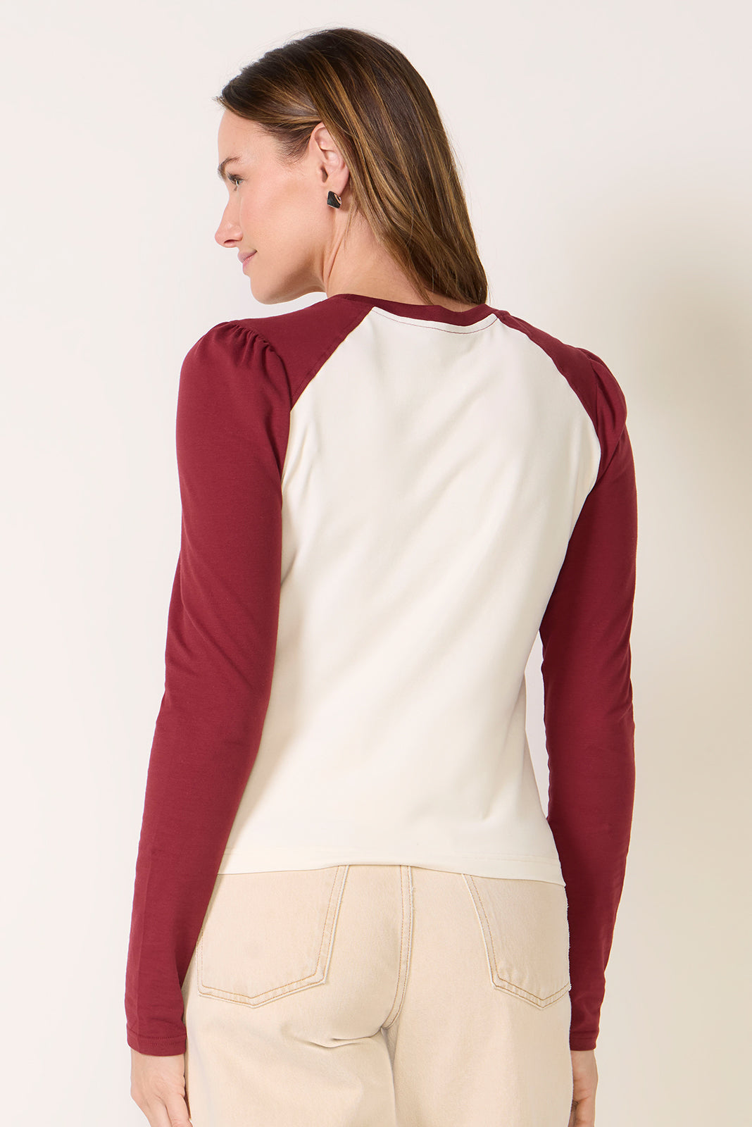 Beth Long Sleeve Baseball Tee